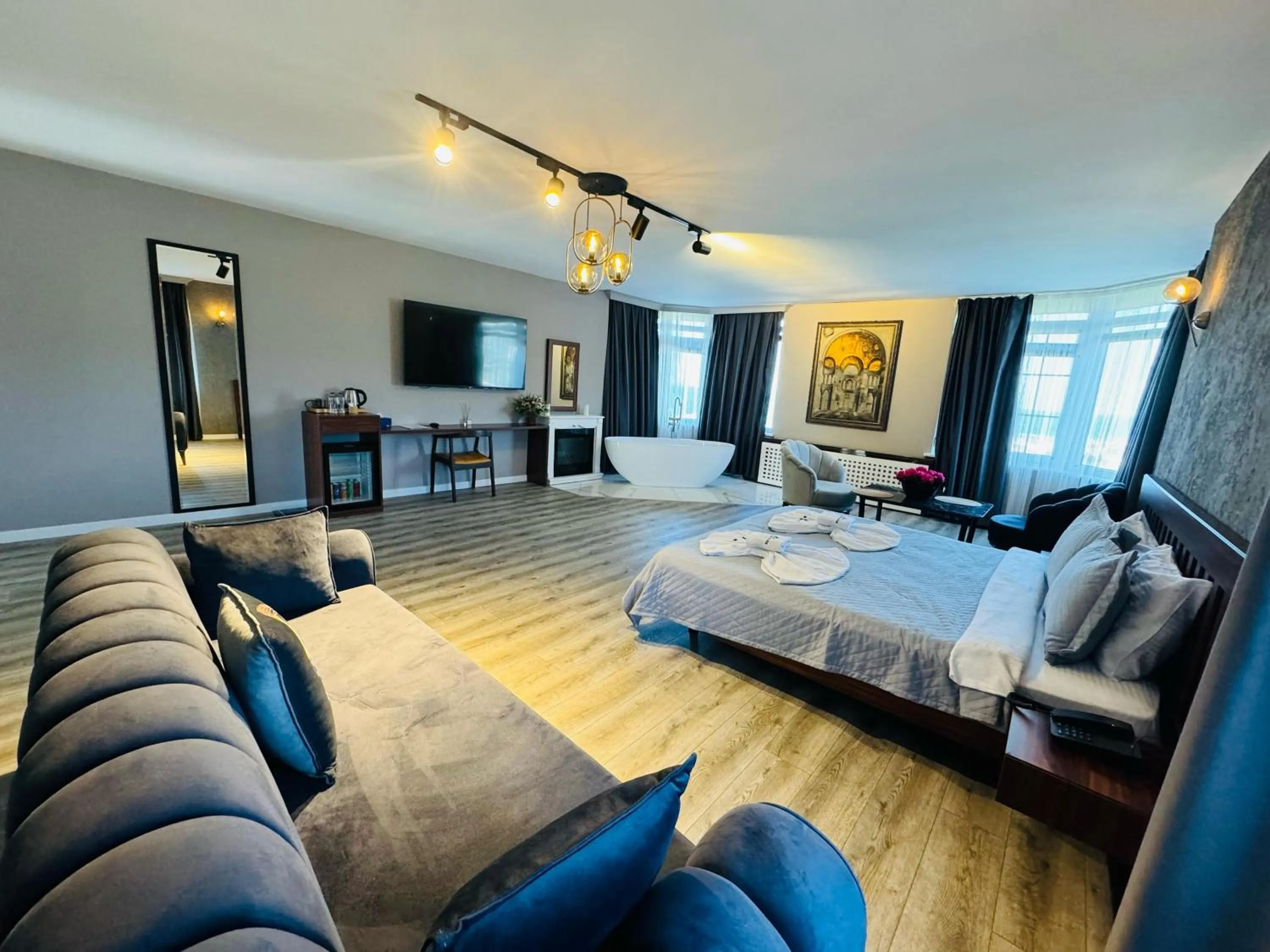 Bed in Istanbul Airport Treekos Suite Hotel