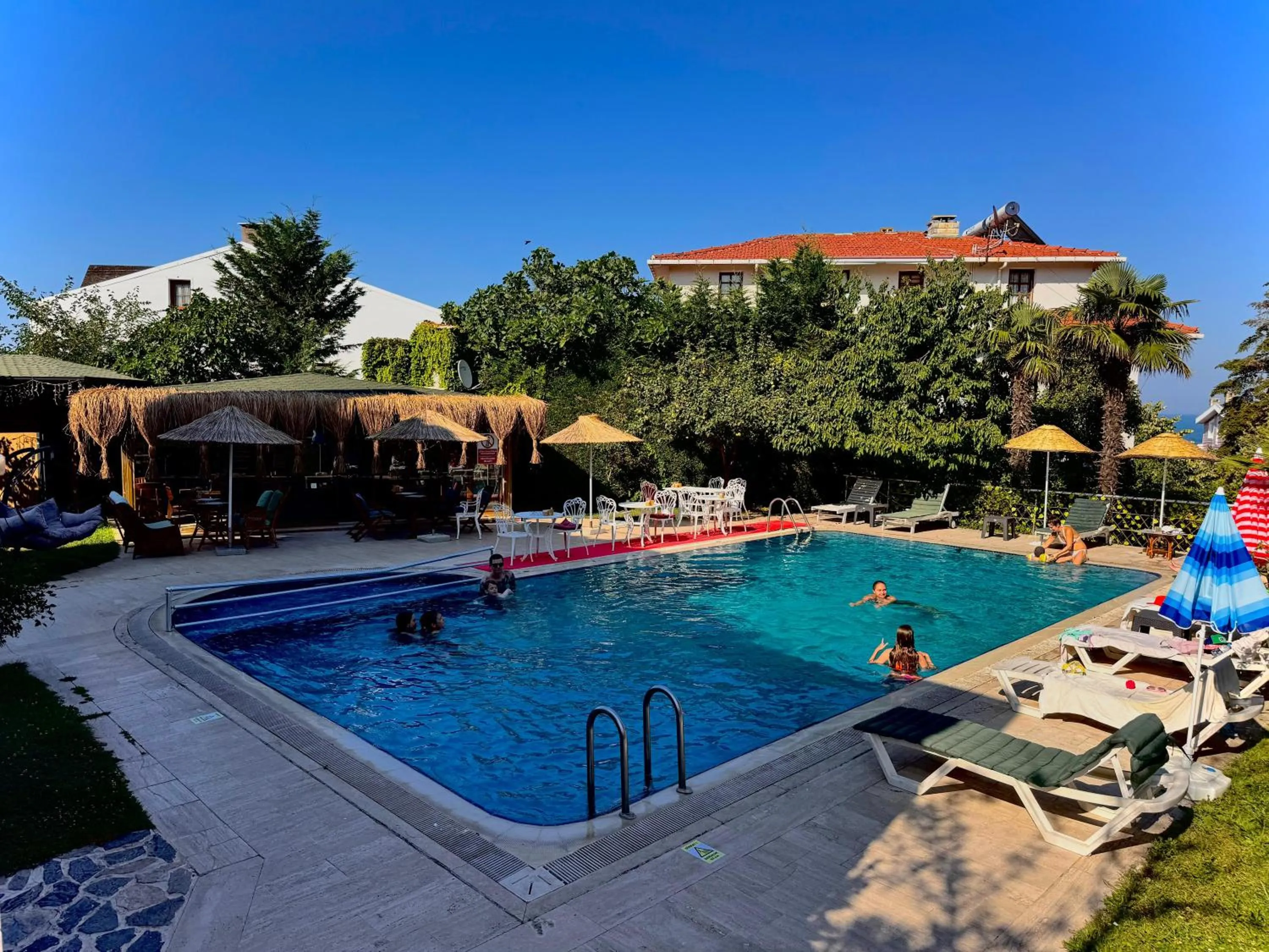 Swimming pool in Istanbul Airport Treekos Suite Hotel