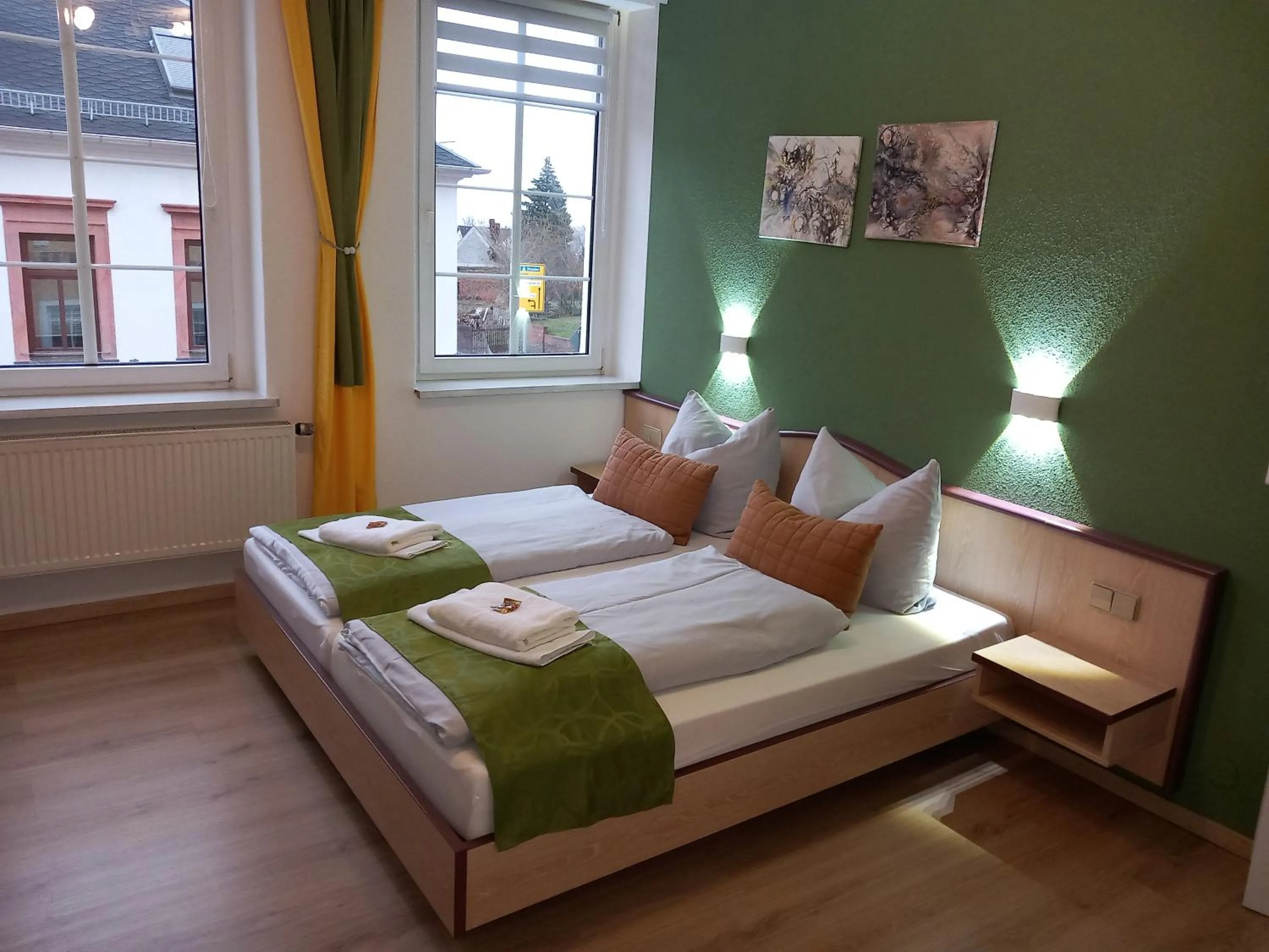 Photo of the whole room, Bed in Hotel Eintracht