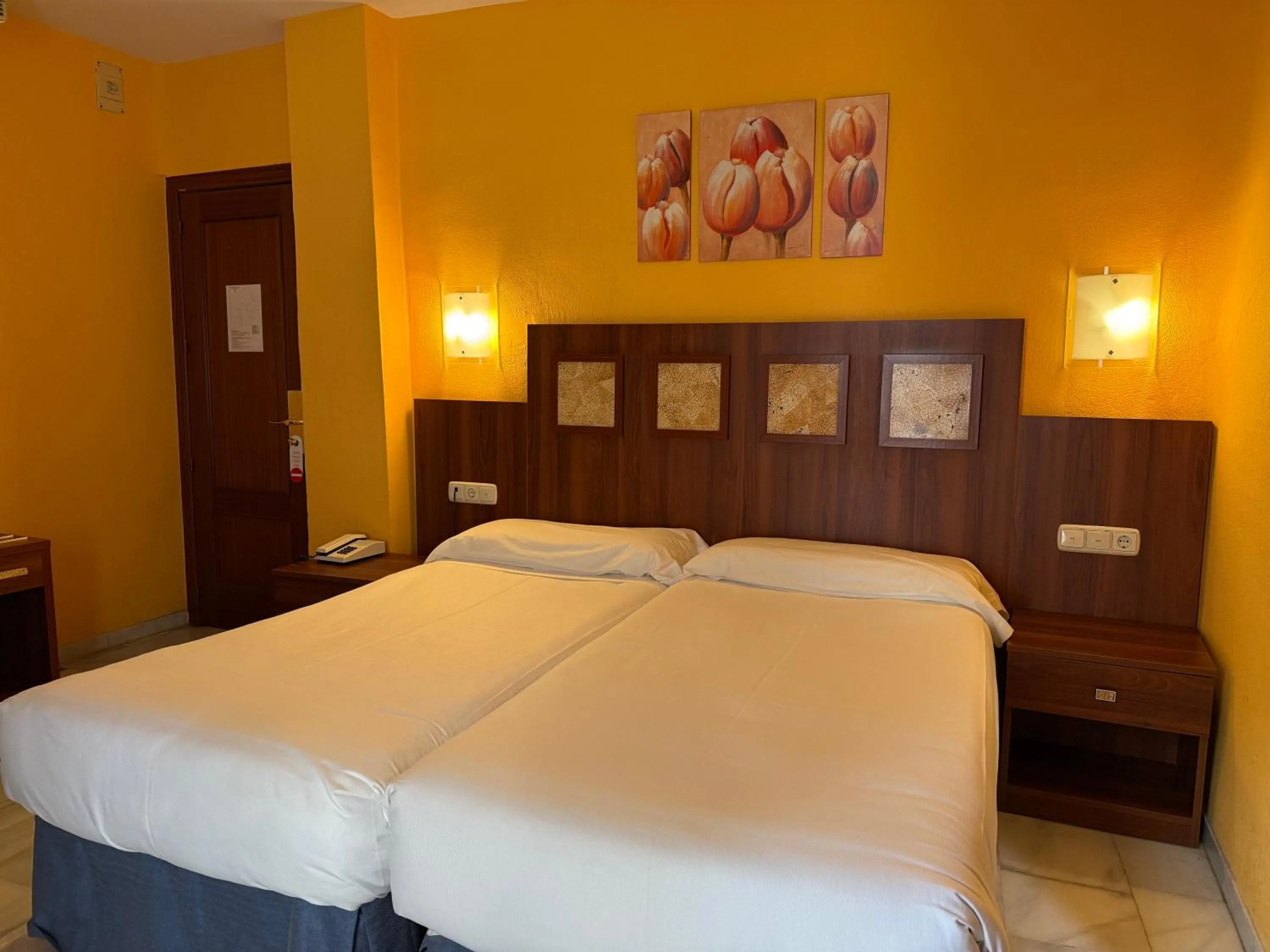 Bed in Hotel Nuevo Palas