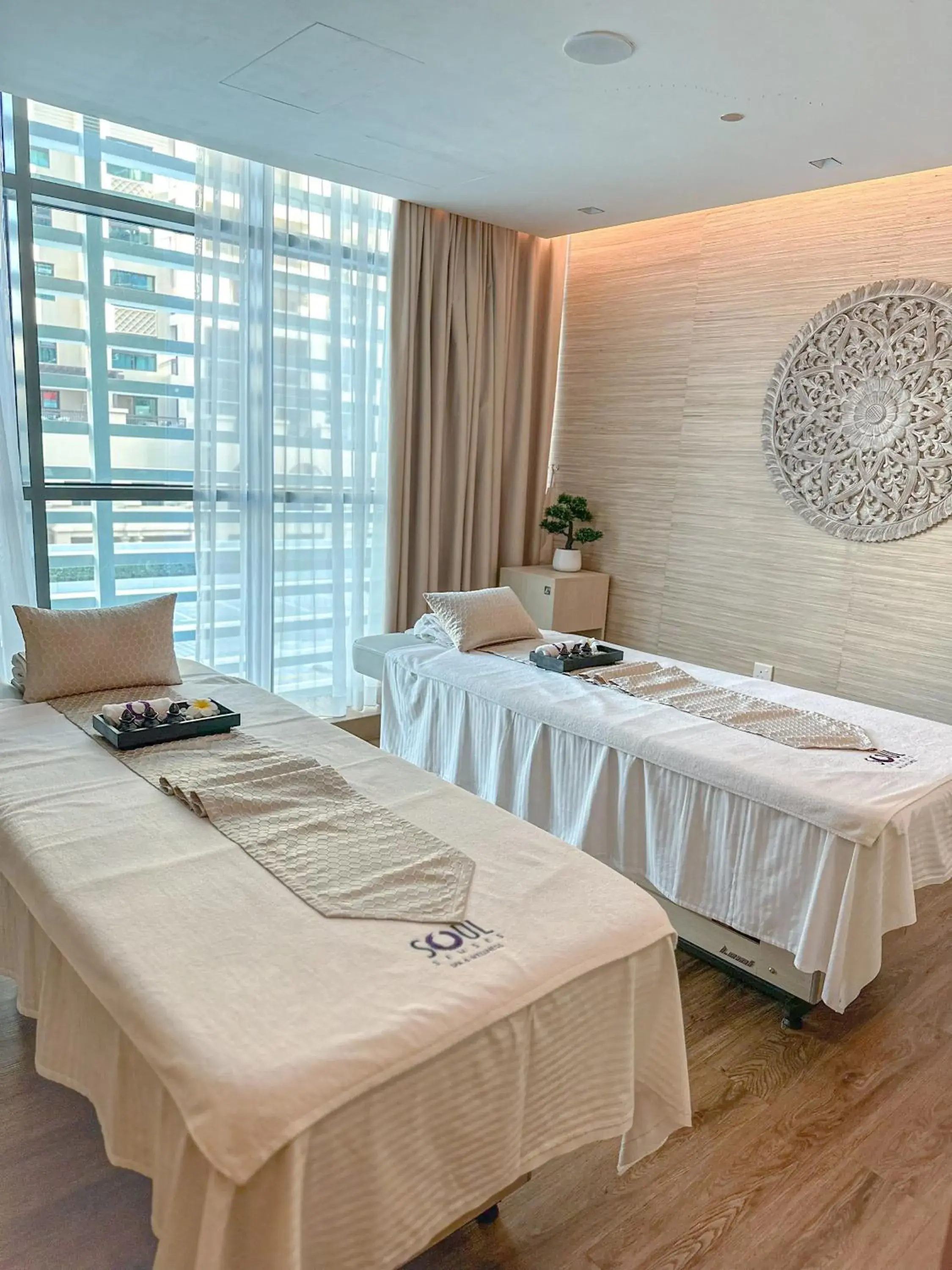 Spa and wellness centre/facilities, Bed in NH Collection Dubai The Palm Spa and wellness centre/facilities, Bed in NH Collection Dubai The Palm