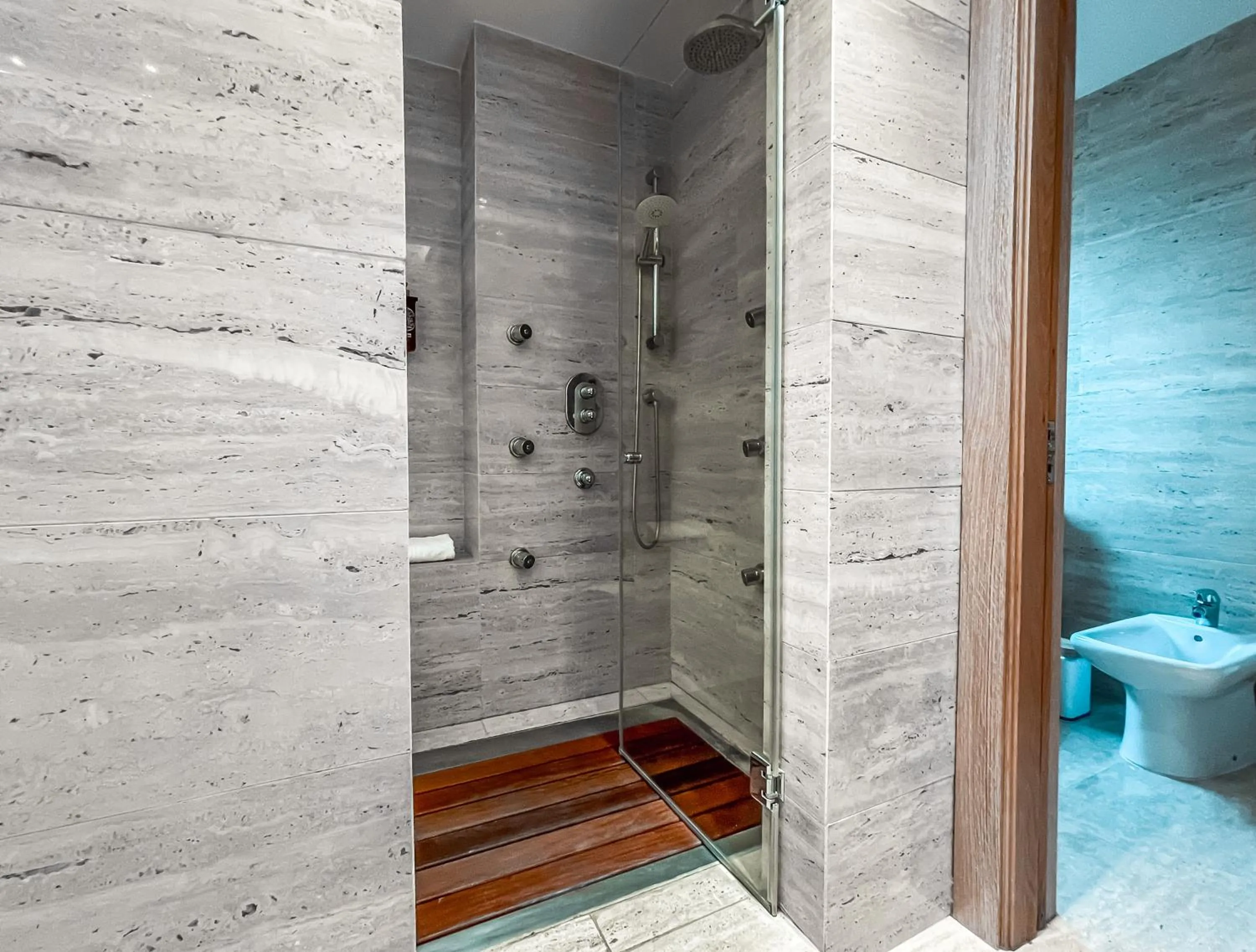 Shower in The Marbella Heights Boutique Hotel