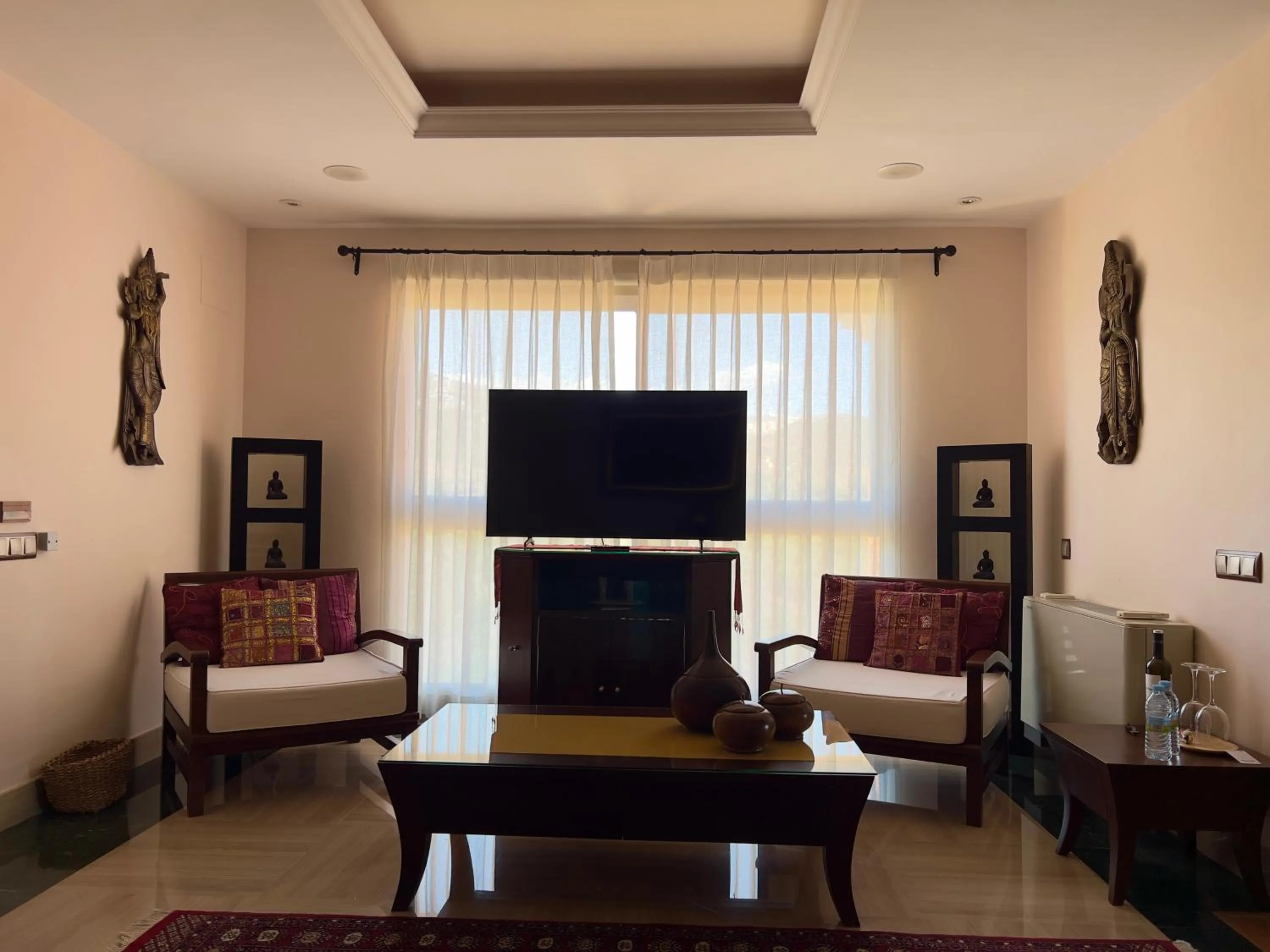 TV and multimedia in The Marbella Heights Boutique Hotel