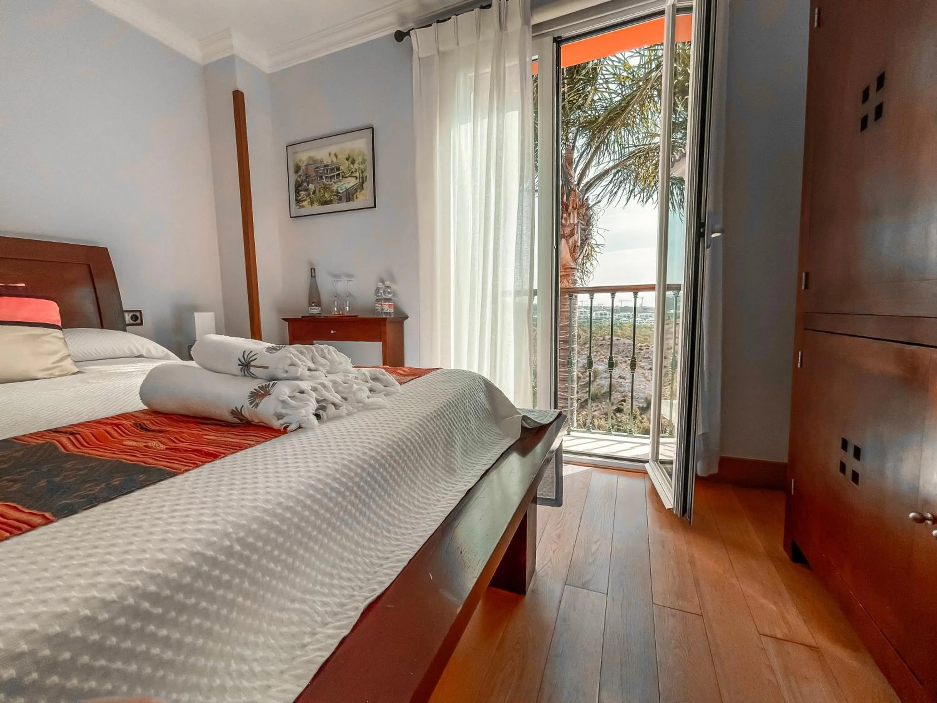 Bed in The Marbella Heights Boutique Hotel
