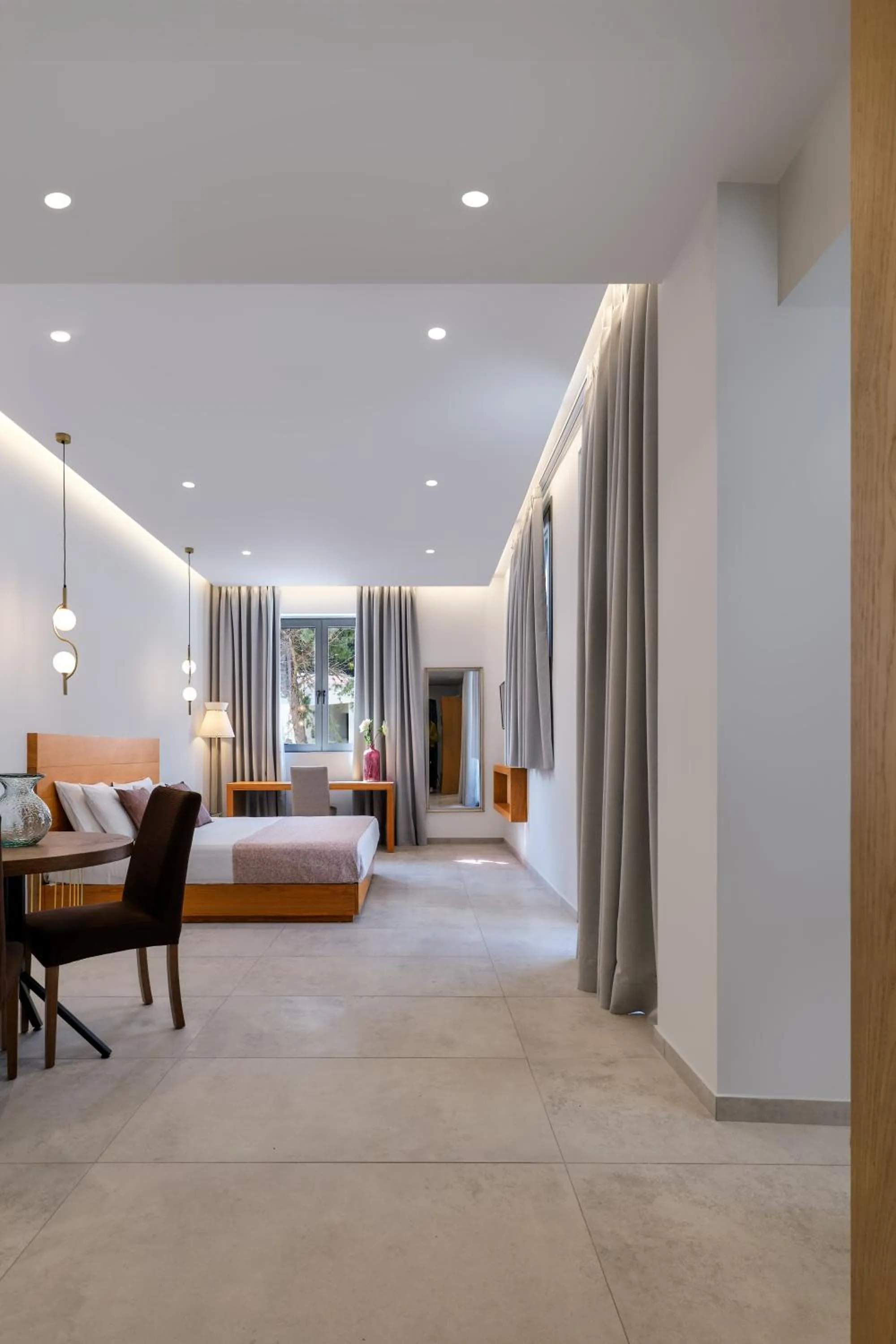 Bed in Mythical Coast Wellness Retreat