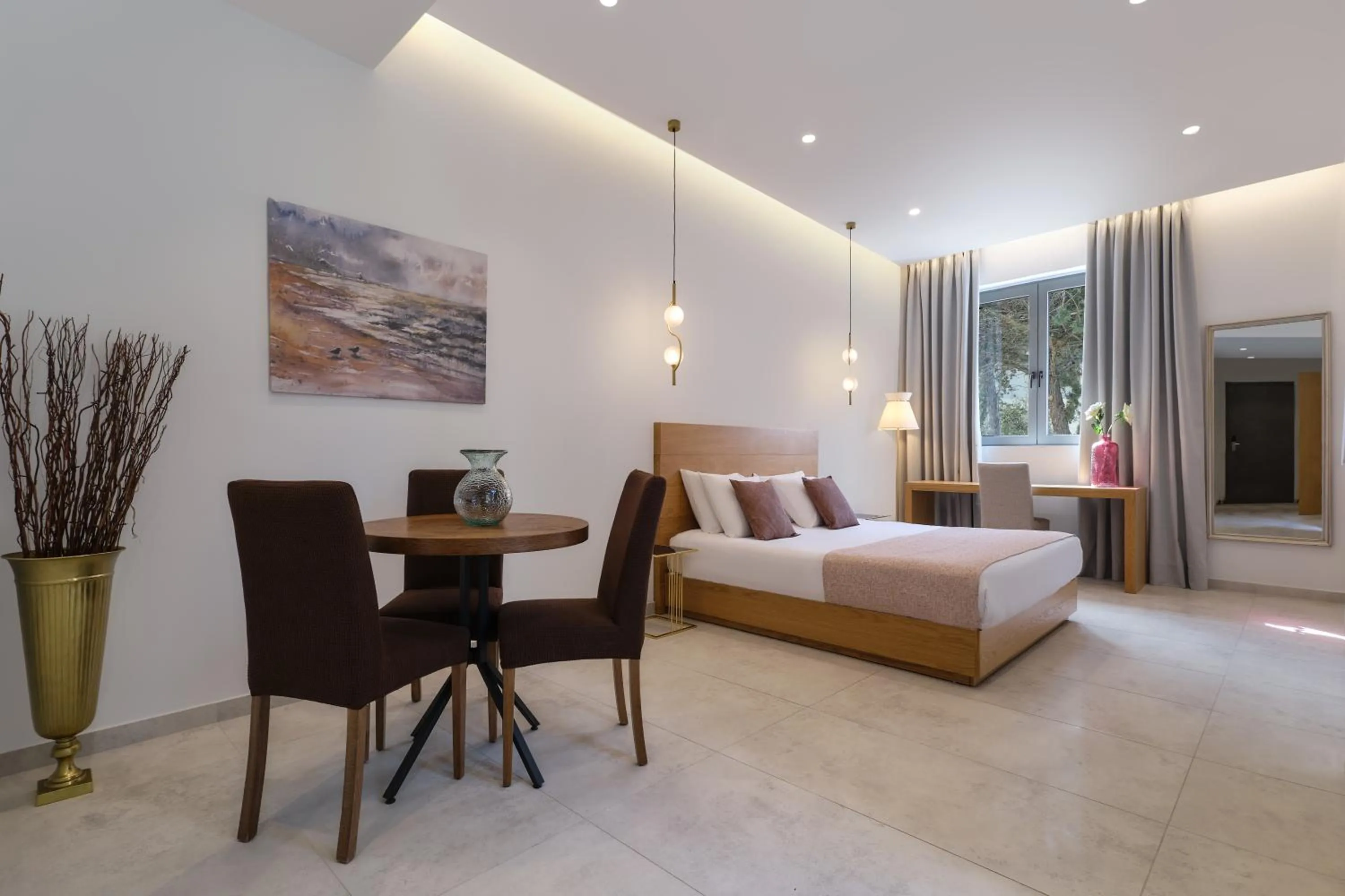 Bed in Mythical Coast Wellness Retreat