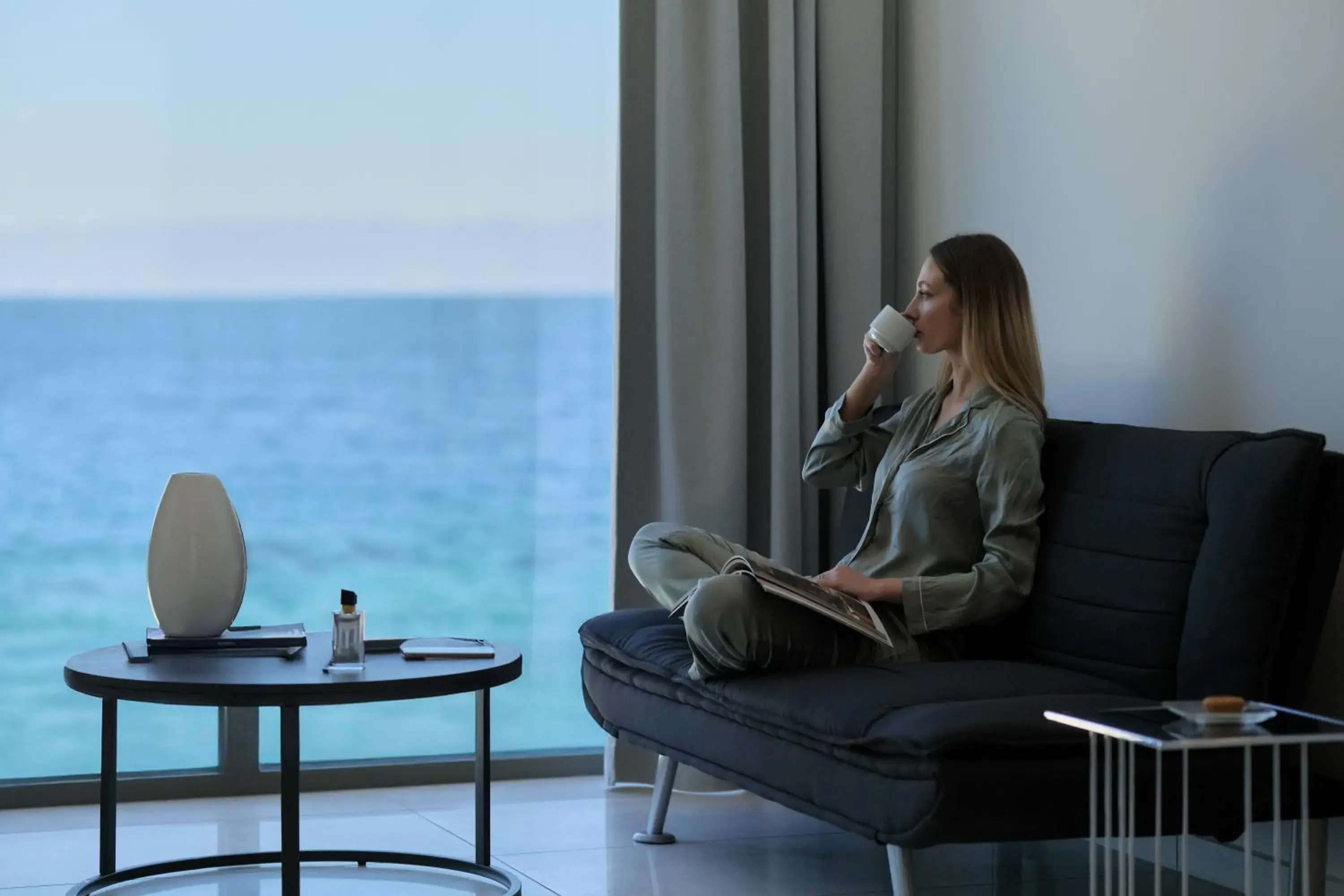 Living room in Mythical Coast Wellness Retreat Living room in Mythical Coast Wellness Retreat