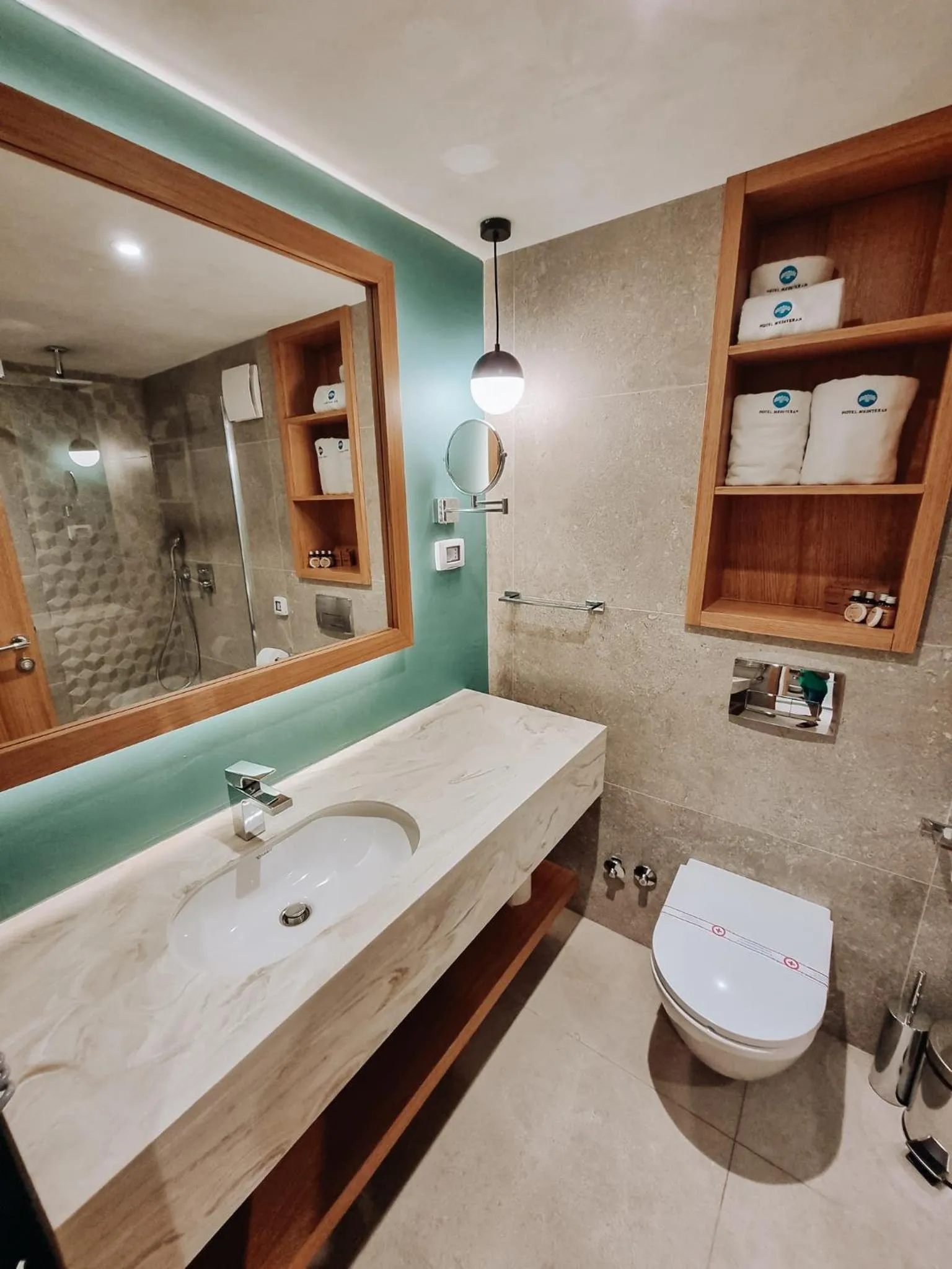 Shower in The New Hotel Mediteran - VILLA Edition