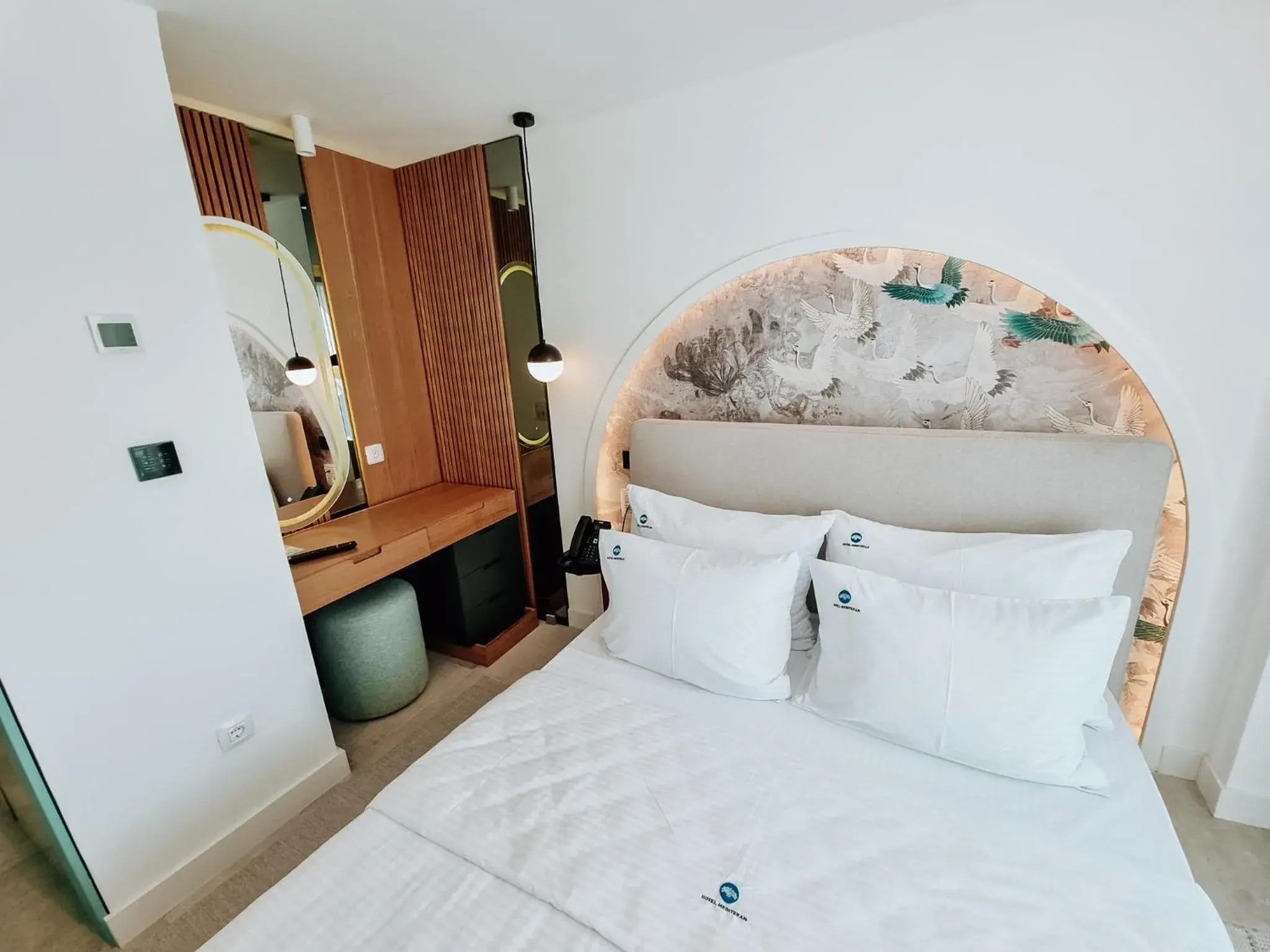 Deluxe Double Room with Balcony and Sea View in The New Hotel Mediteran - VILLA Edition Deluxe Double Room with Balcony and Sea View in The New Hotel Mediteran - VILLA Edition