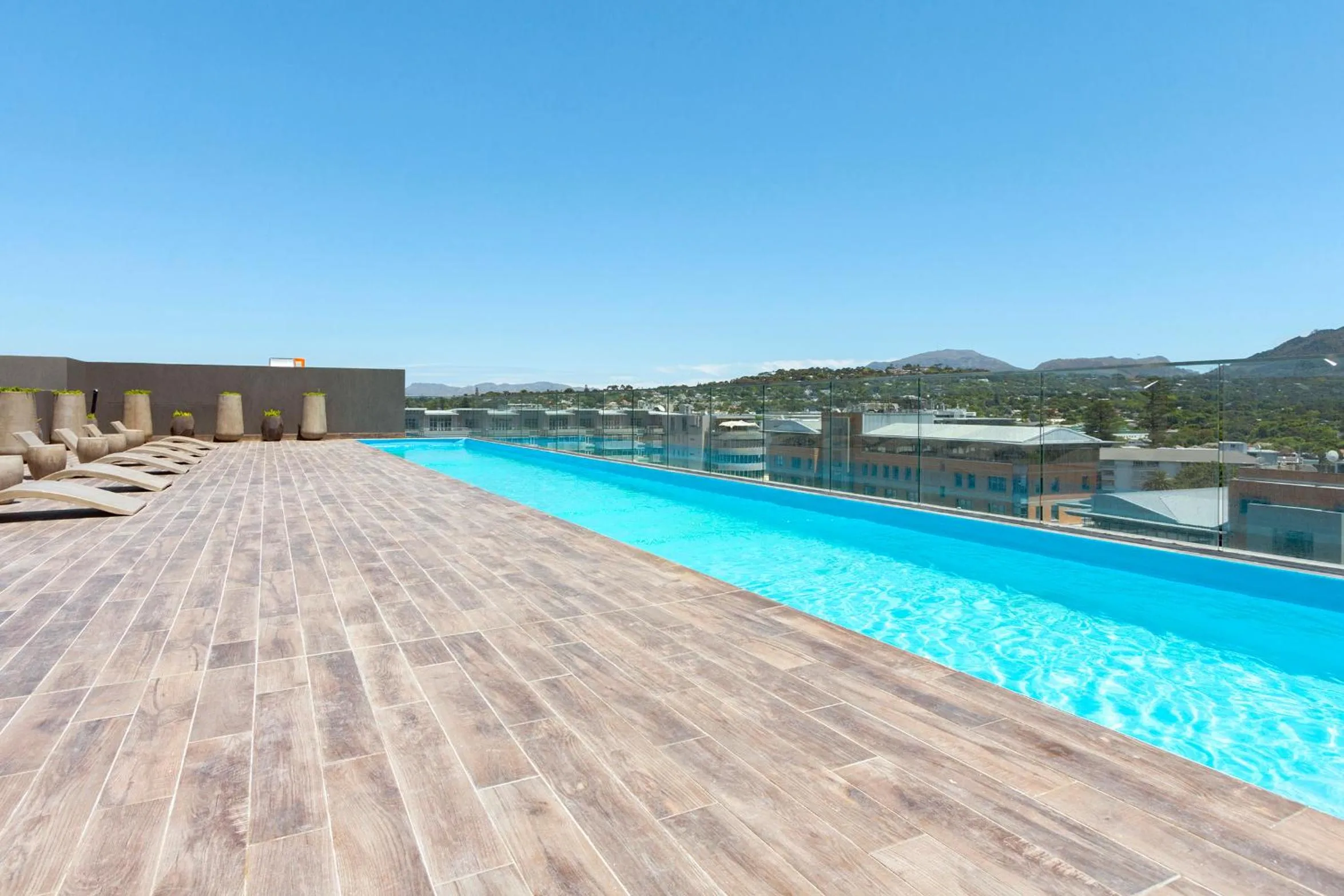 Swimming pool in Newlands Peak Aparthotel by Totalstay