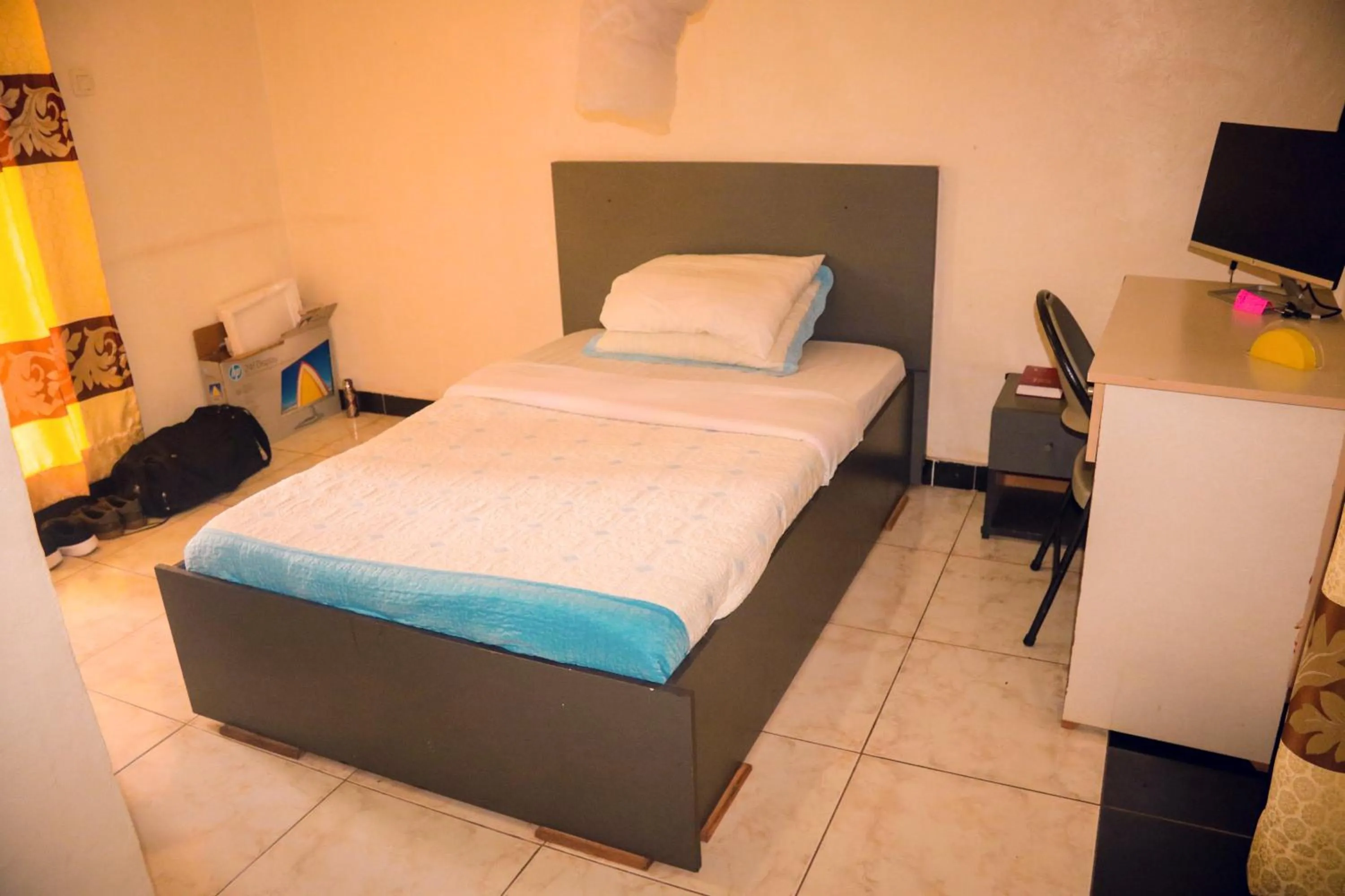 Bed in Light House Hotel