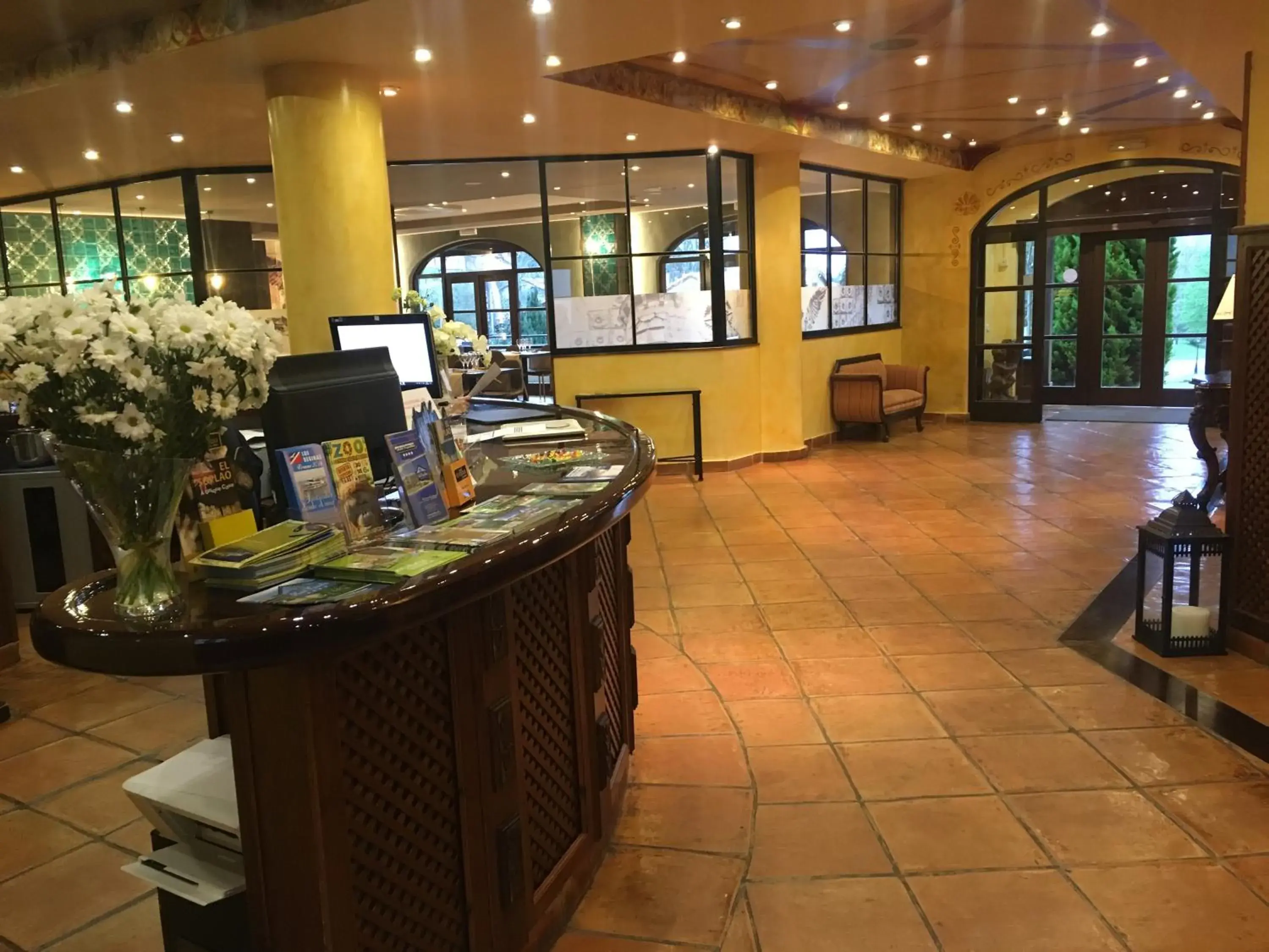 Lobby or reception in Hotel Comillas Lobby or reception in Hotel Comillas