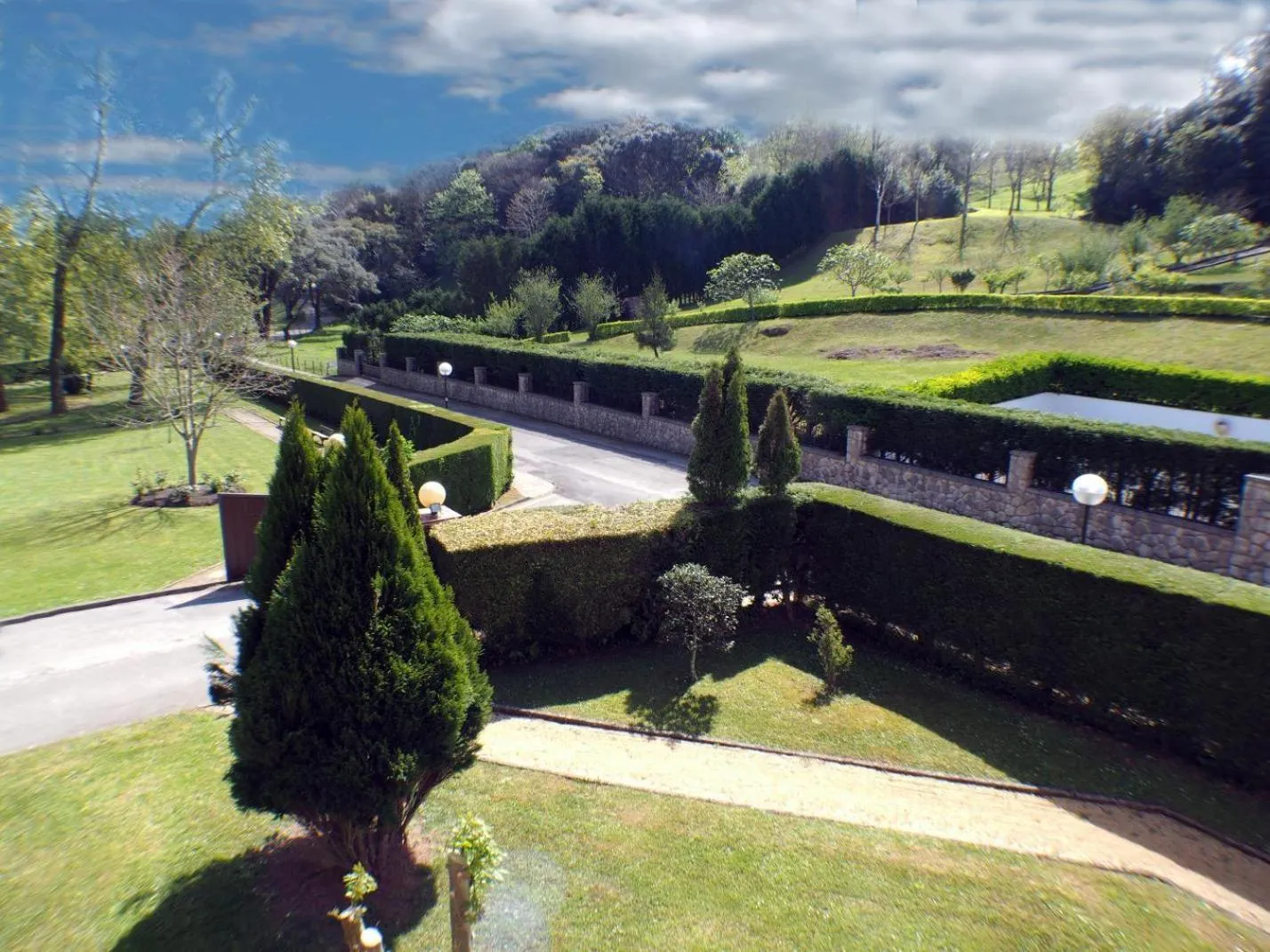 Garden in Hotel Comillas