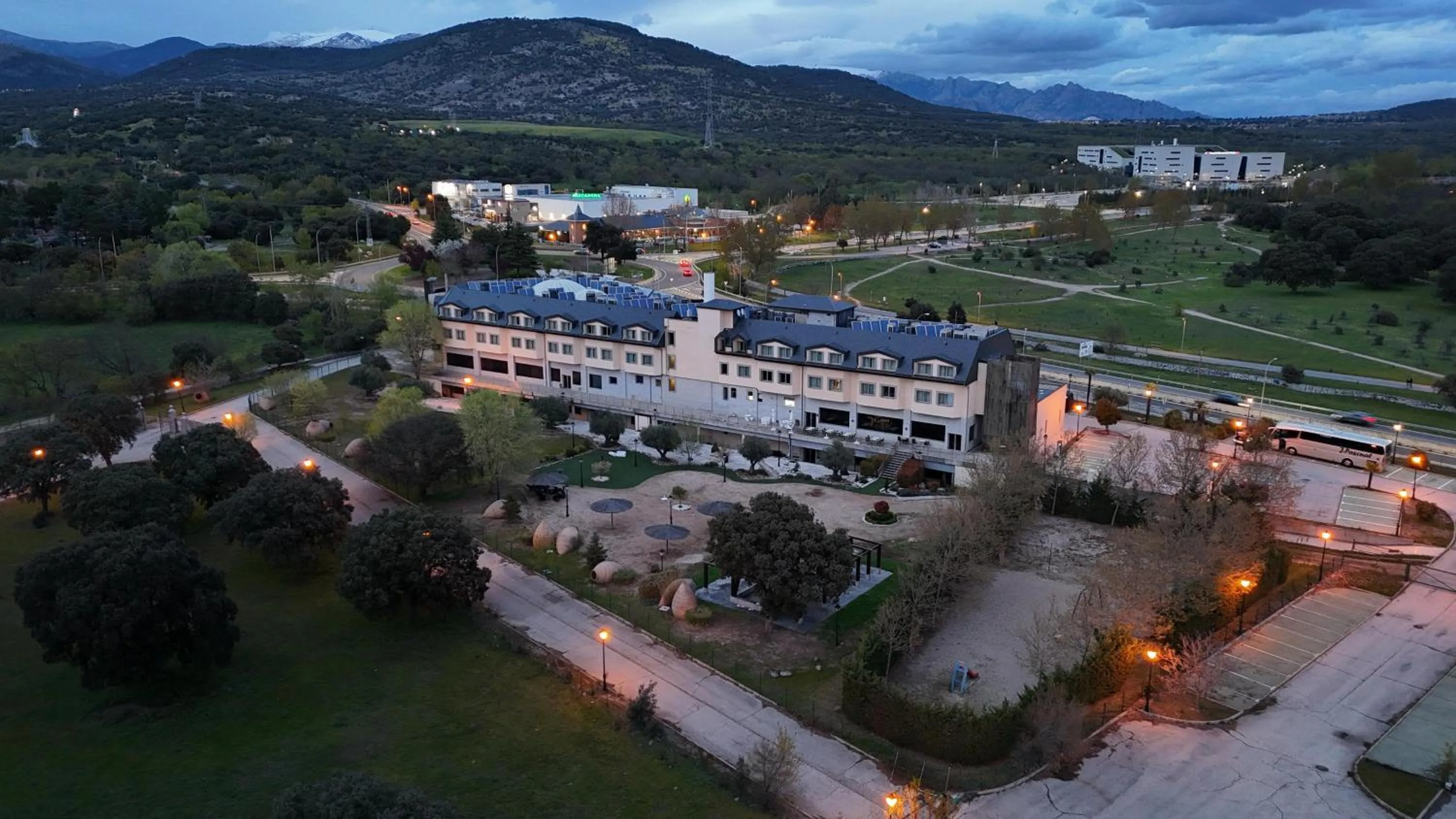 Bird's eye view in Hotel FC Villalba