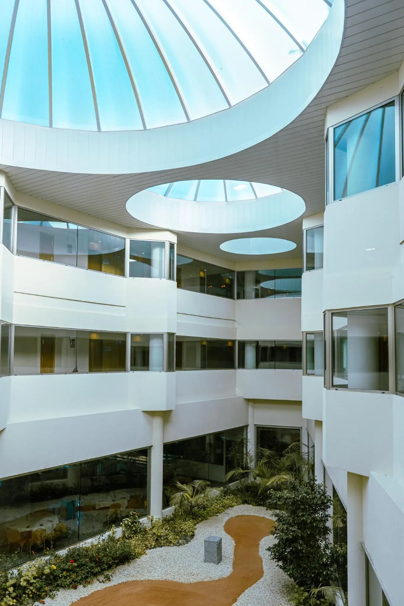 Garden in Hotel FC Villalba