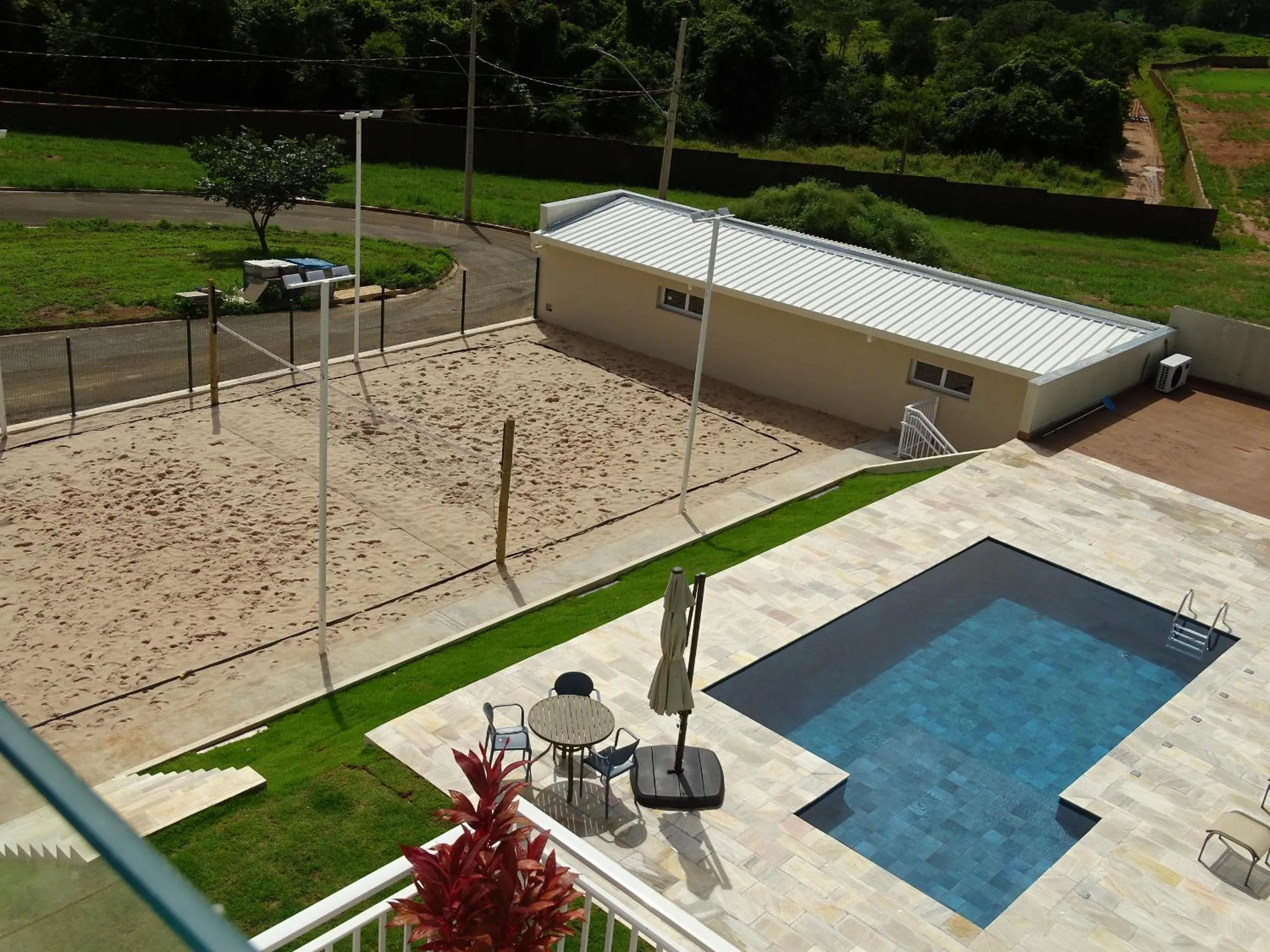 Tennis court in Pousada Vila Craton Canastra