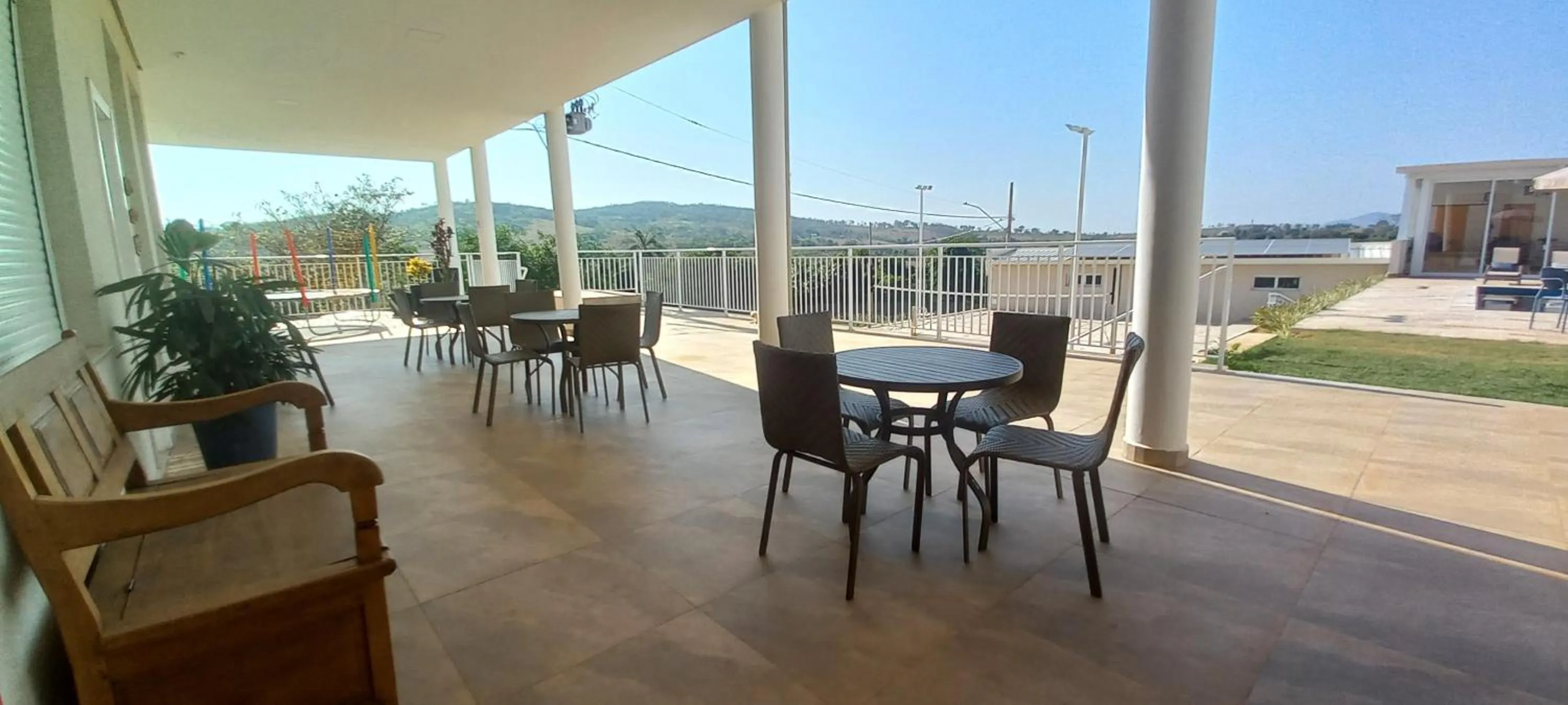 Seating area in Pousada Vila Craton Canastra
