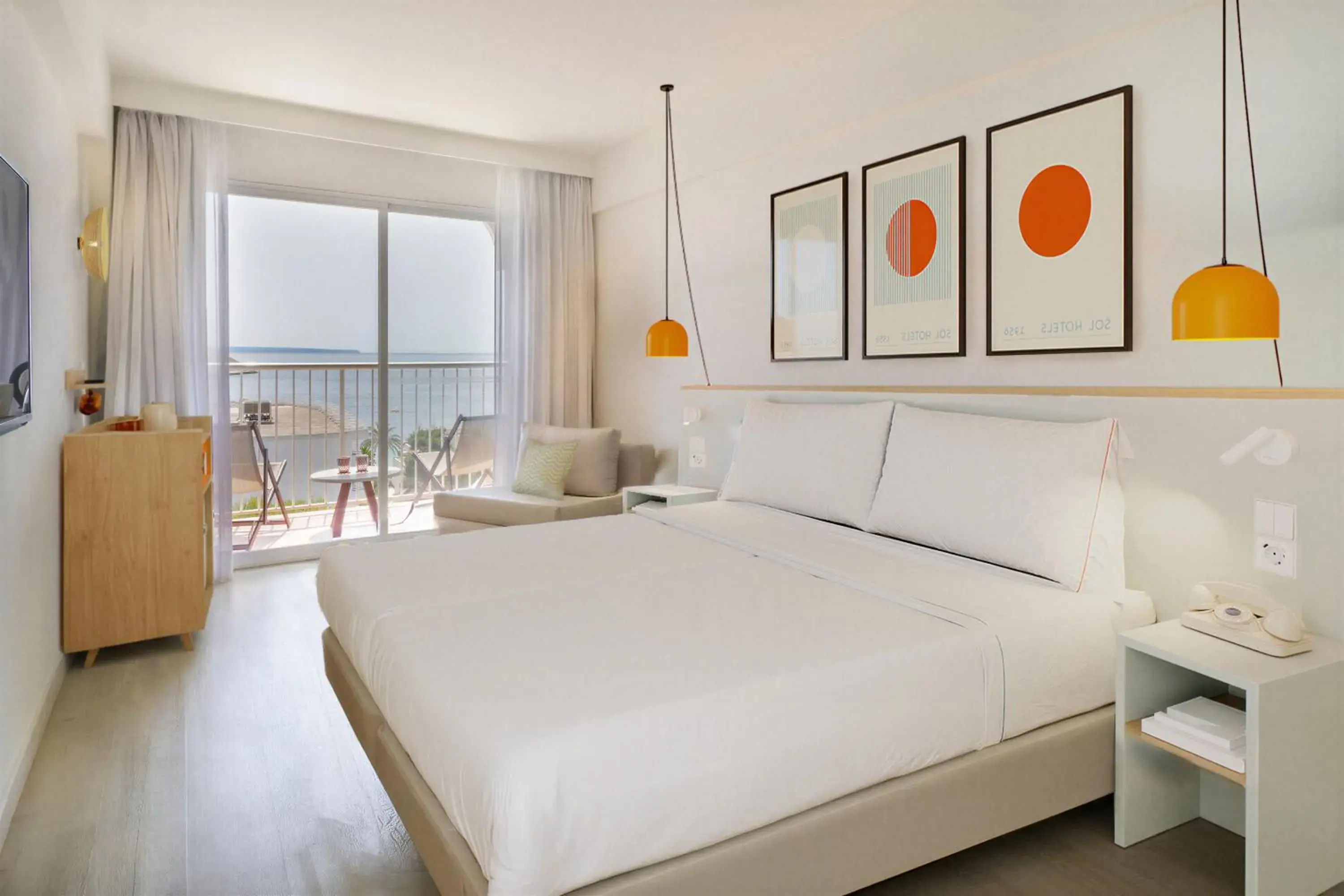 Bed in Sol House Mallorca Bed in Sol House Mallorca