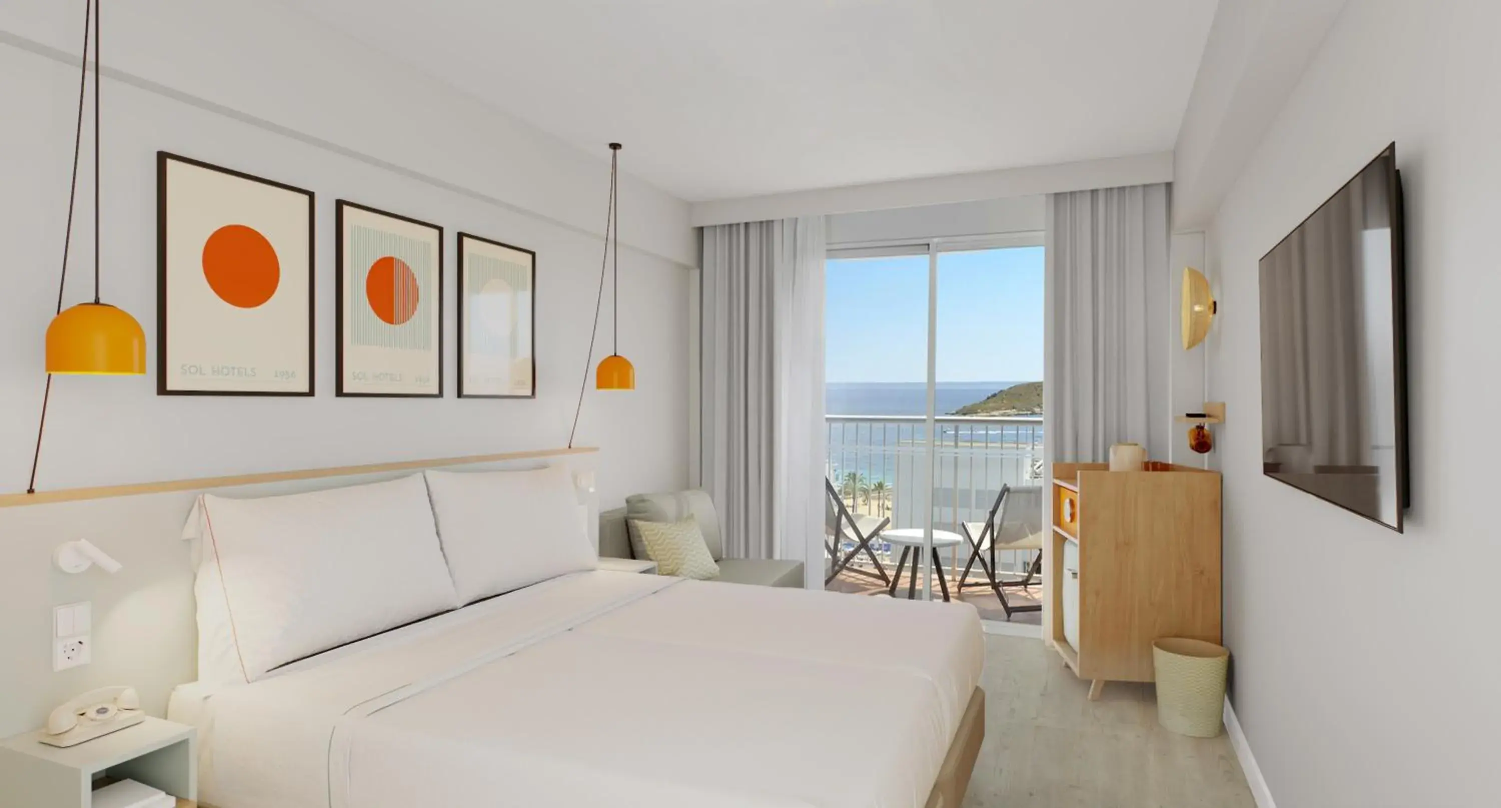 Bed in Sol House Mallorca Bed in Sol House Mallorca