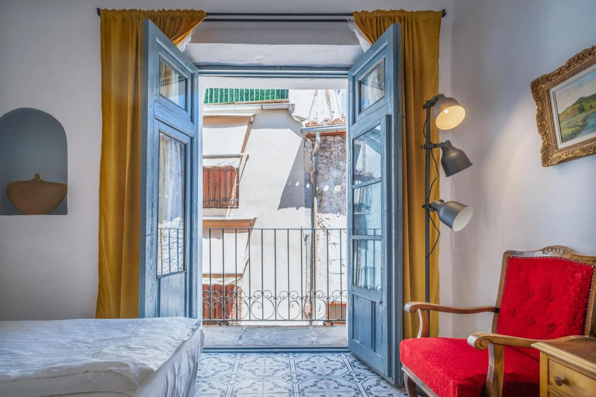 Balcony/Terrace, Bed in 7 Pisos Casa Rural de Pueblo