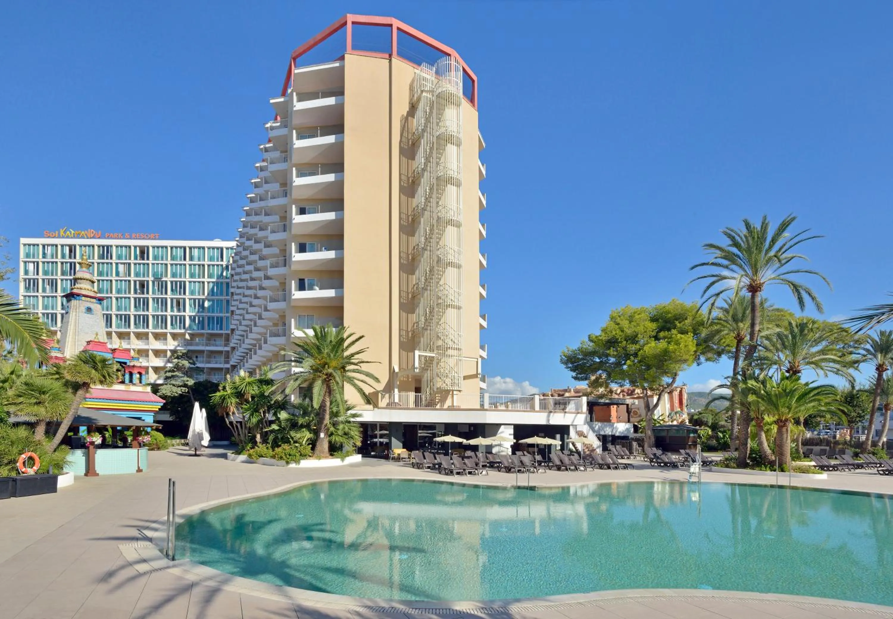 Property building in Sol Katmandu Park & Resort