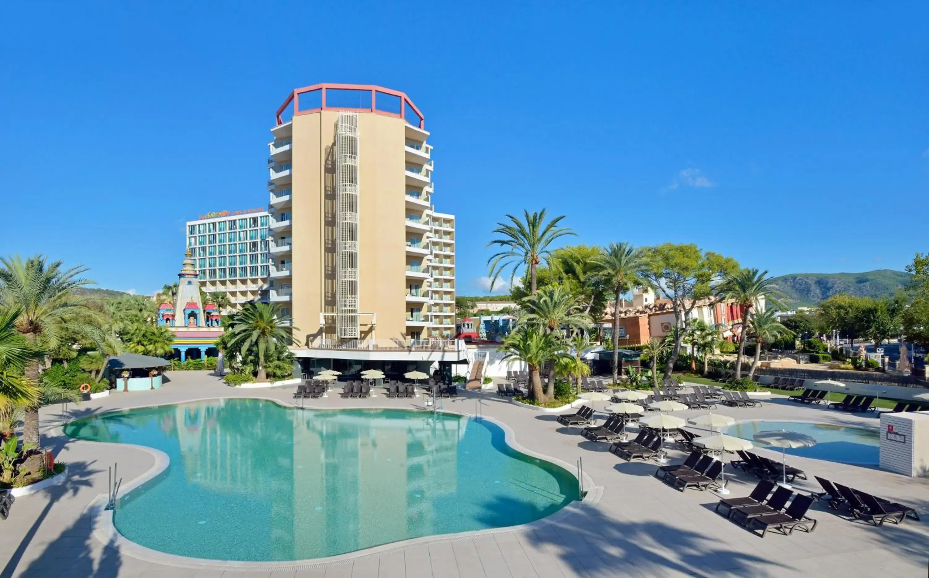 Swimming pool in Sol Katmandu Park & Resort Swimming pool in Sol Katmandu Park & Resort