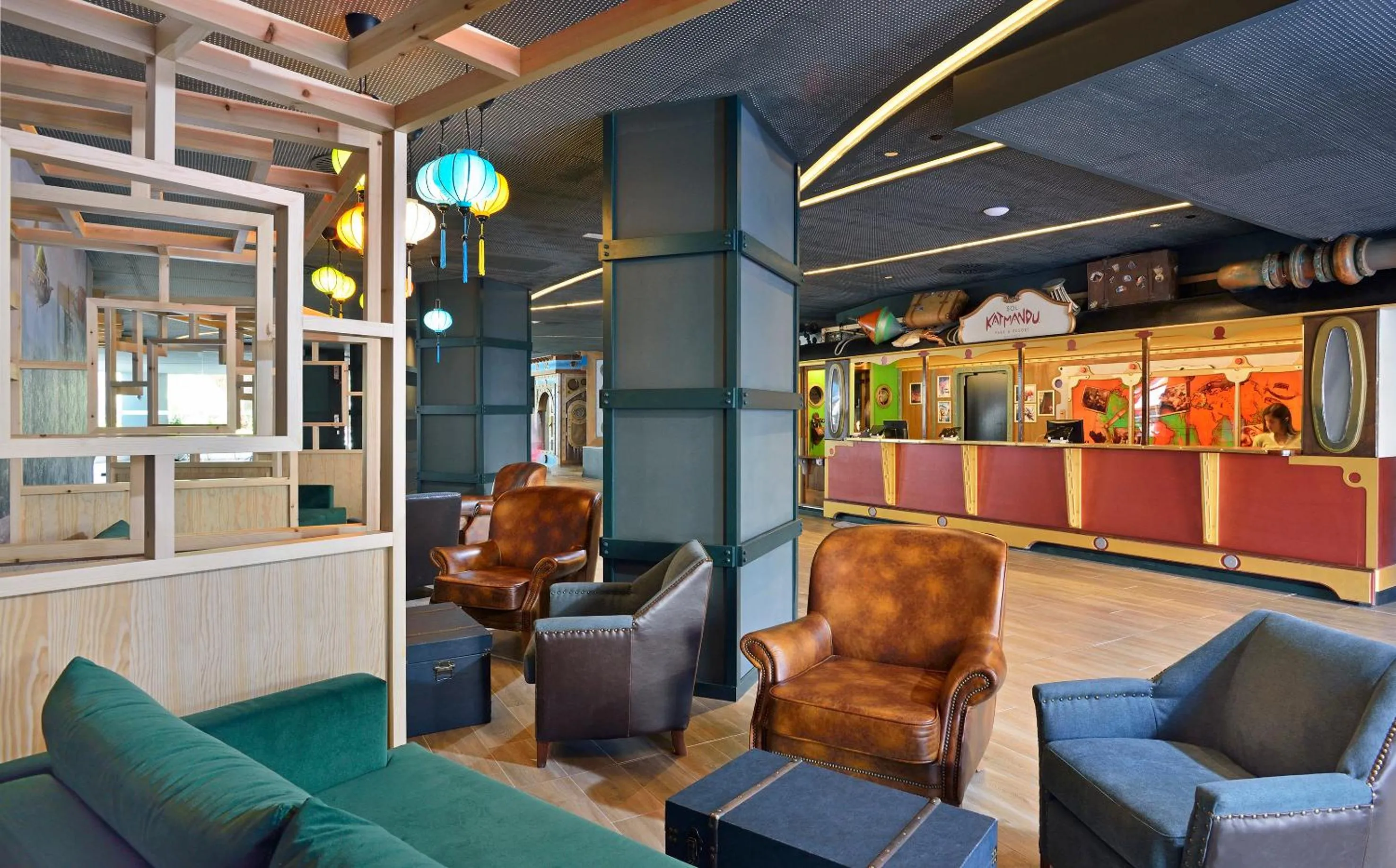 Lobby or reception in Sol Katmandu Park & Resort