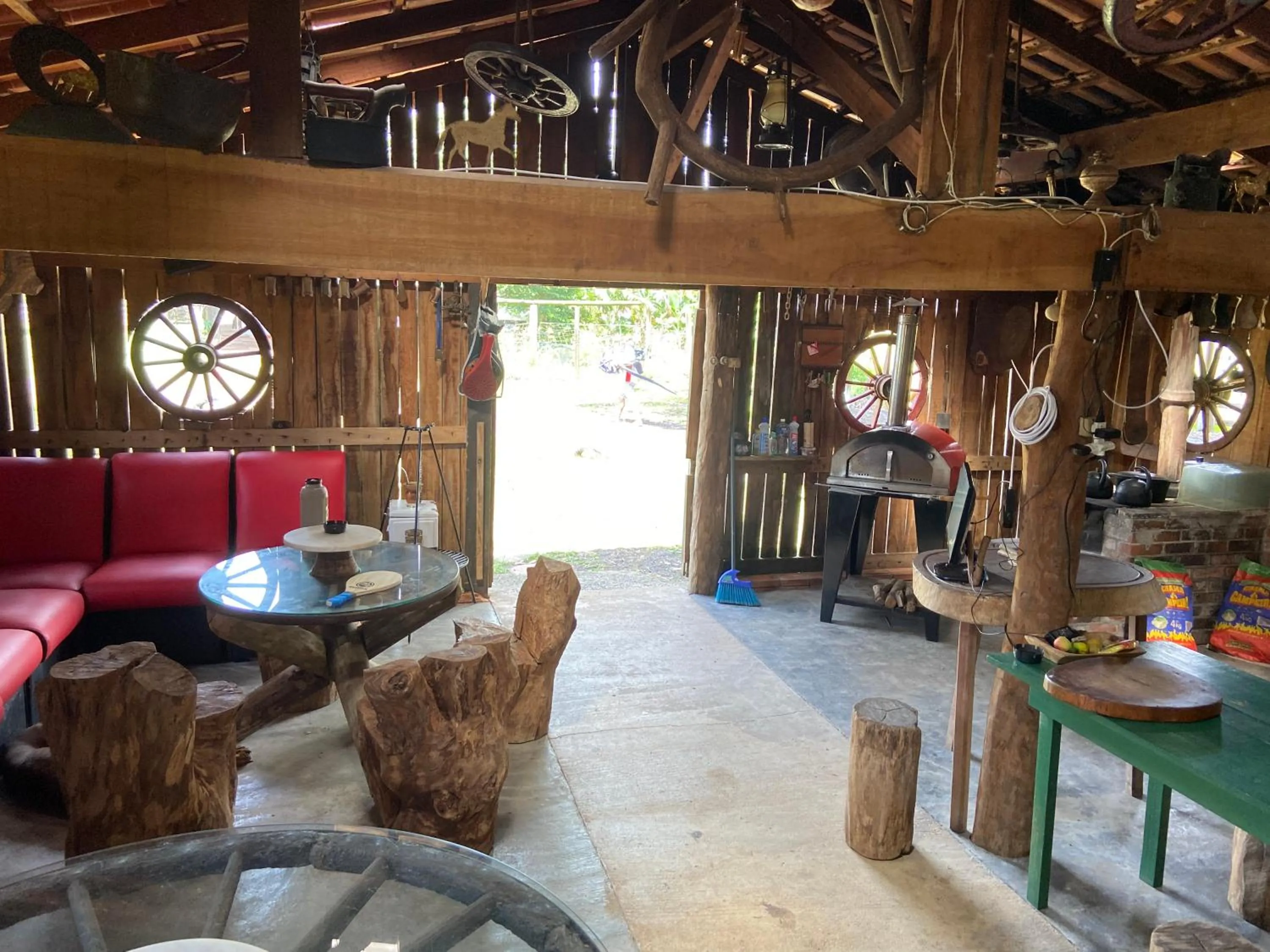 Kitchen or kitchenette in Haras Trevo de Ferro, Praia, Piscina e Campo