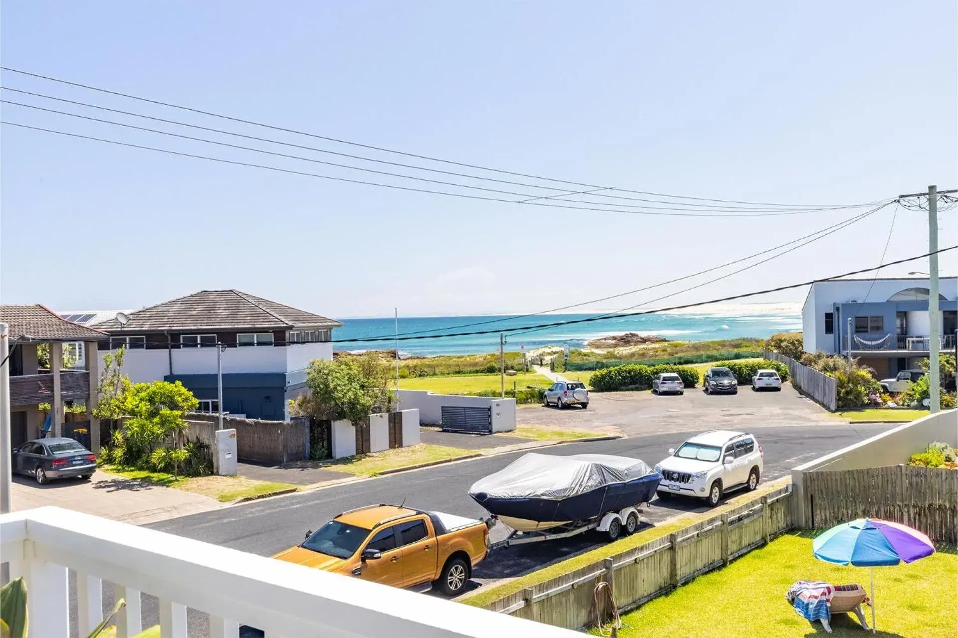 Pet friendly Anna Bay Beach Shack, 44 Ocean Avenue - fantastic 2 storey house with spectacular views Pet friendly Anna Bay Beach Shack, 44 Ocean Avenue - fantastic 2 storey house with spectacular views