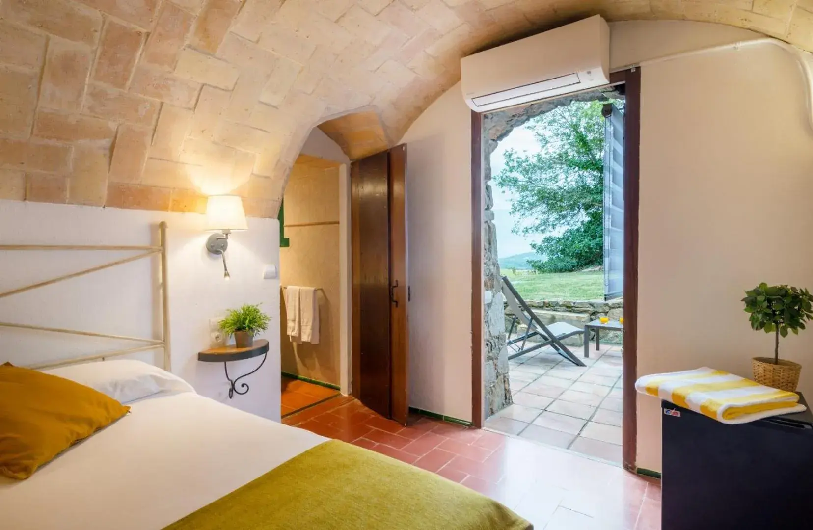 View (from property/room), Bed in Mas Ses Vinyes - Adults Only View (from property/room), Bed in Mas Ses Vinyes - Adults Only