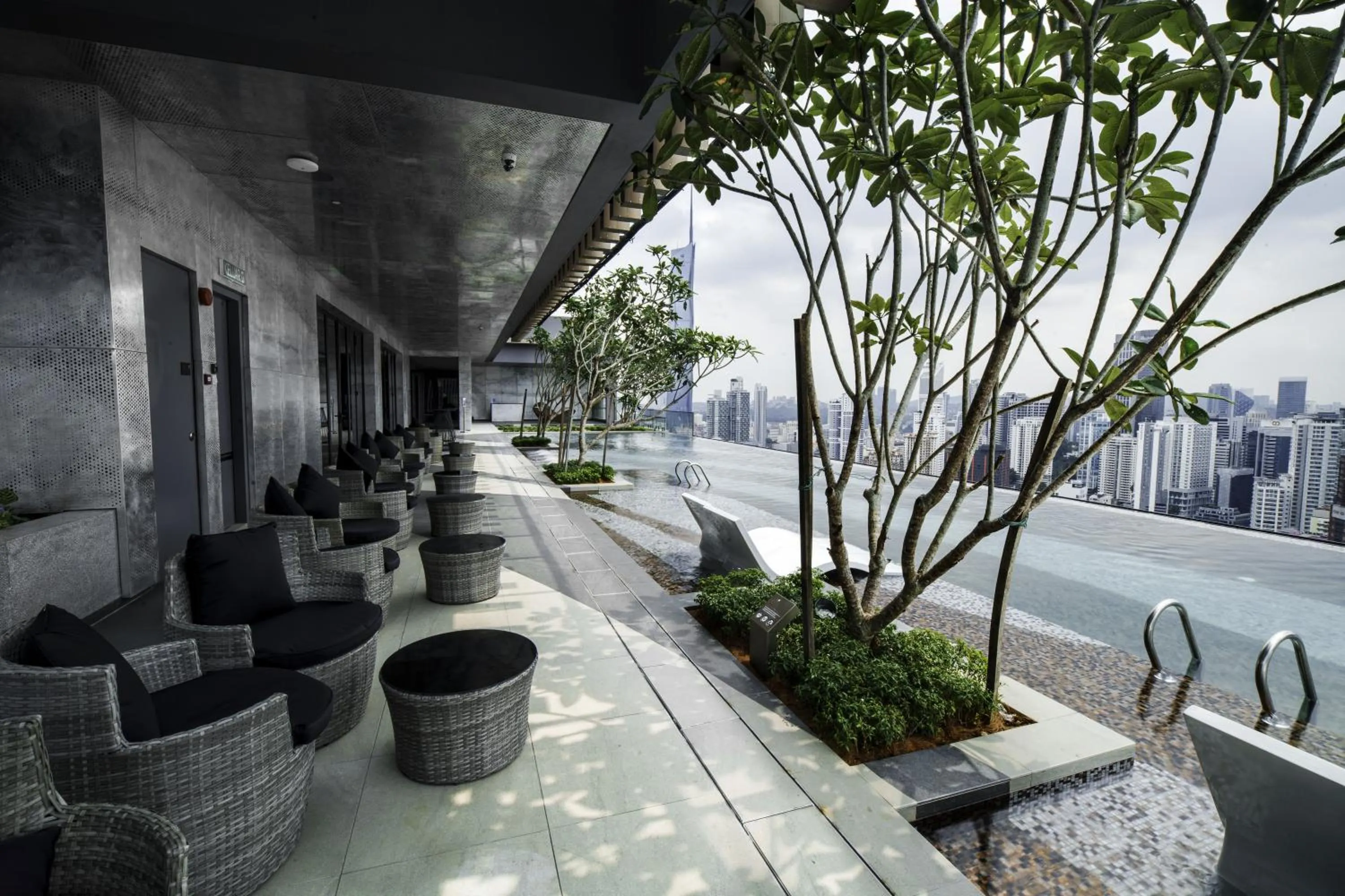 City view in Sleeping Lion Suites