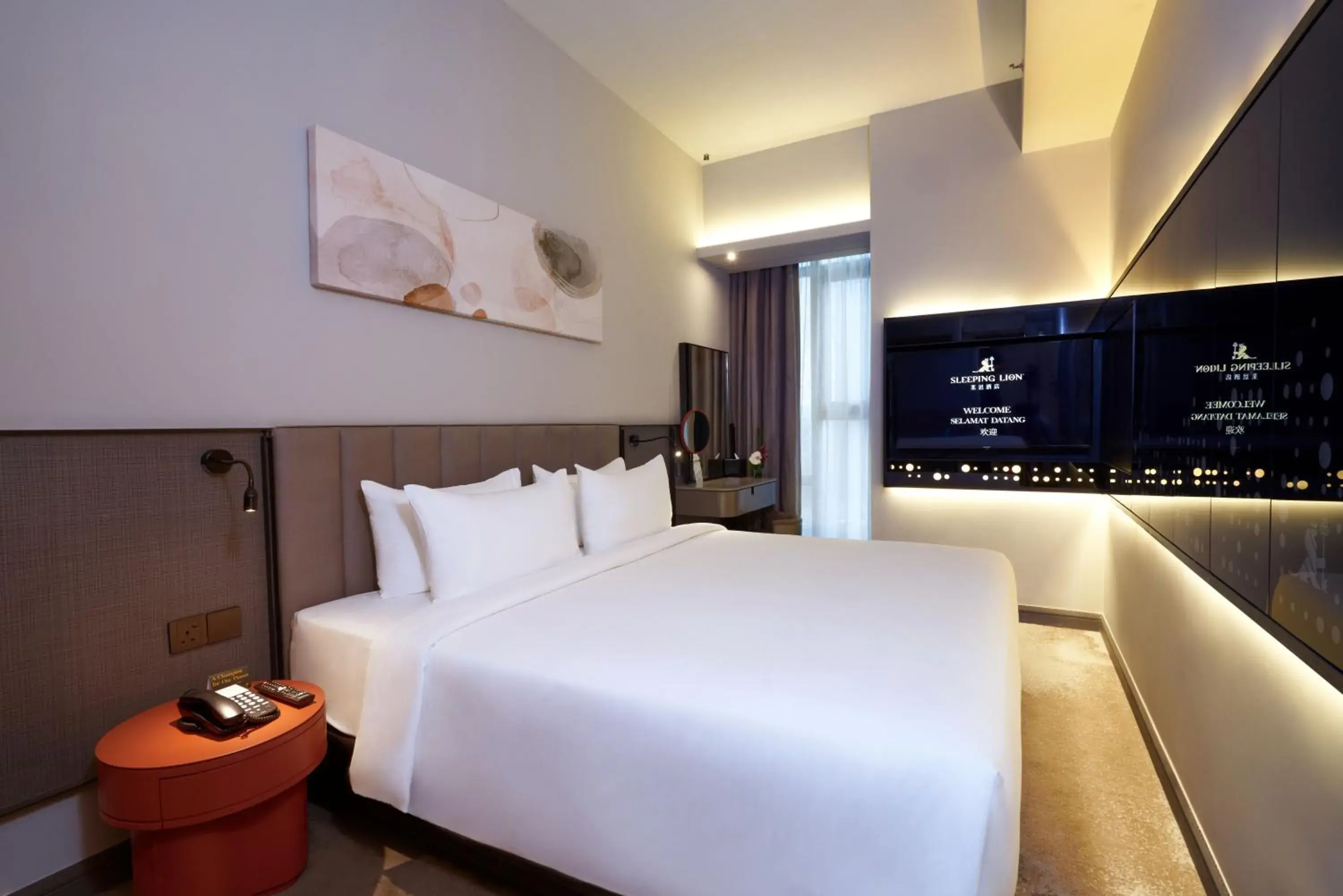 Bedroom, Bed in Sleeping Lion Suites Bedroom, Bed in Sleeping Lion Suites