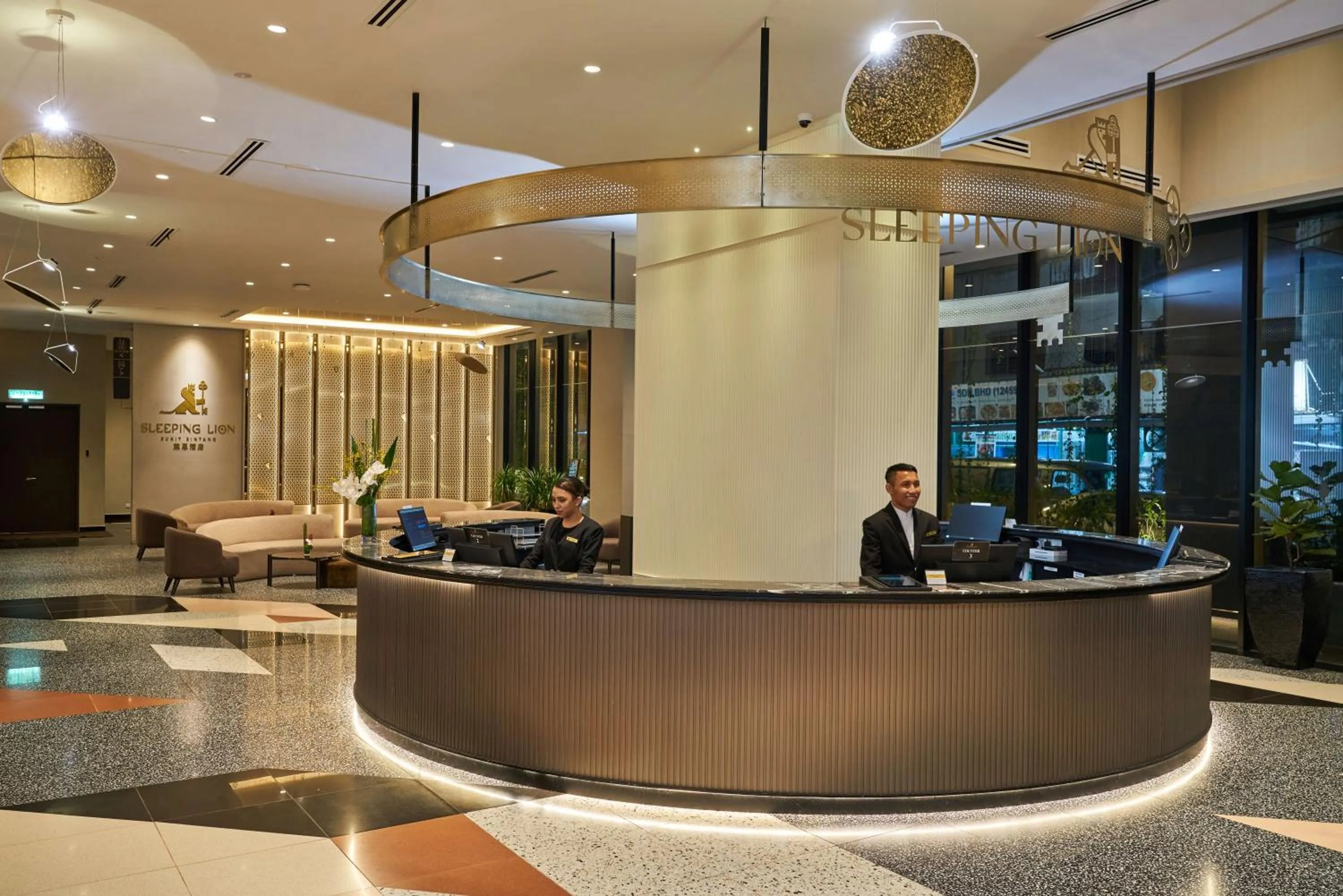Lobby or reception in Sleeping Lion Suites