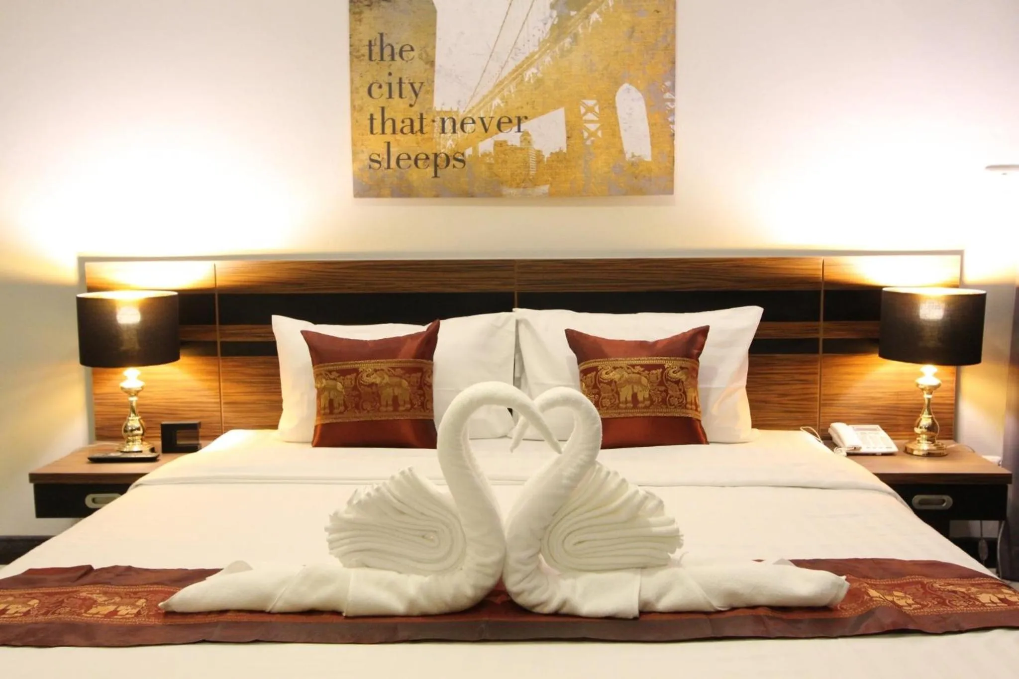 Bed in The Leisure Hotel