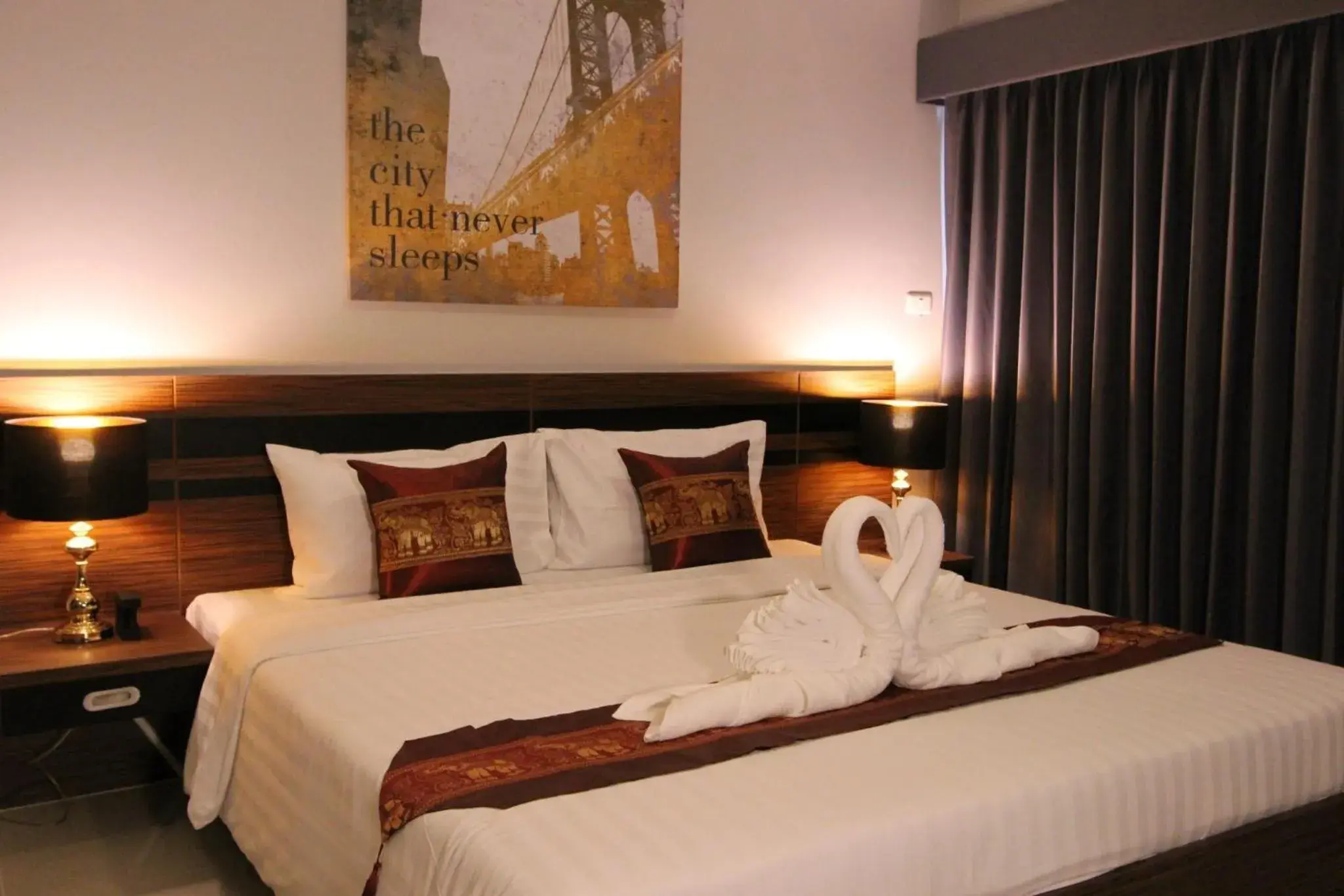 Bed in The Leisure Hotel Bed in The Leisure Hotel