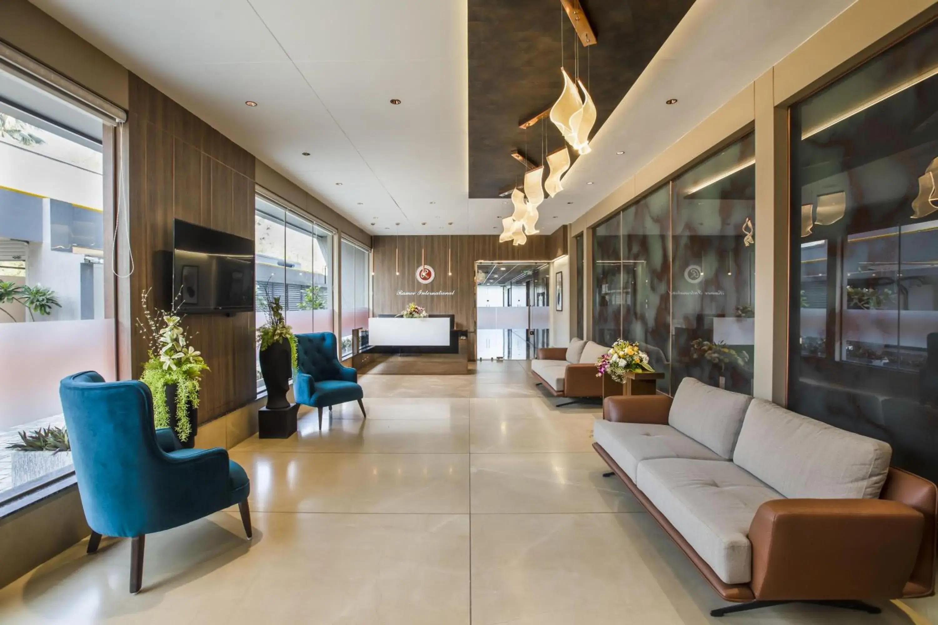 Lobby or reception in Ramee International Surat Lobby or reception in Ramee International Surat