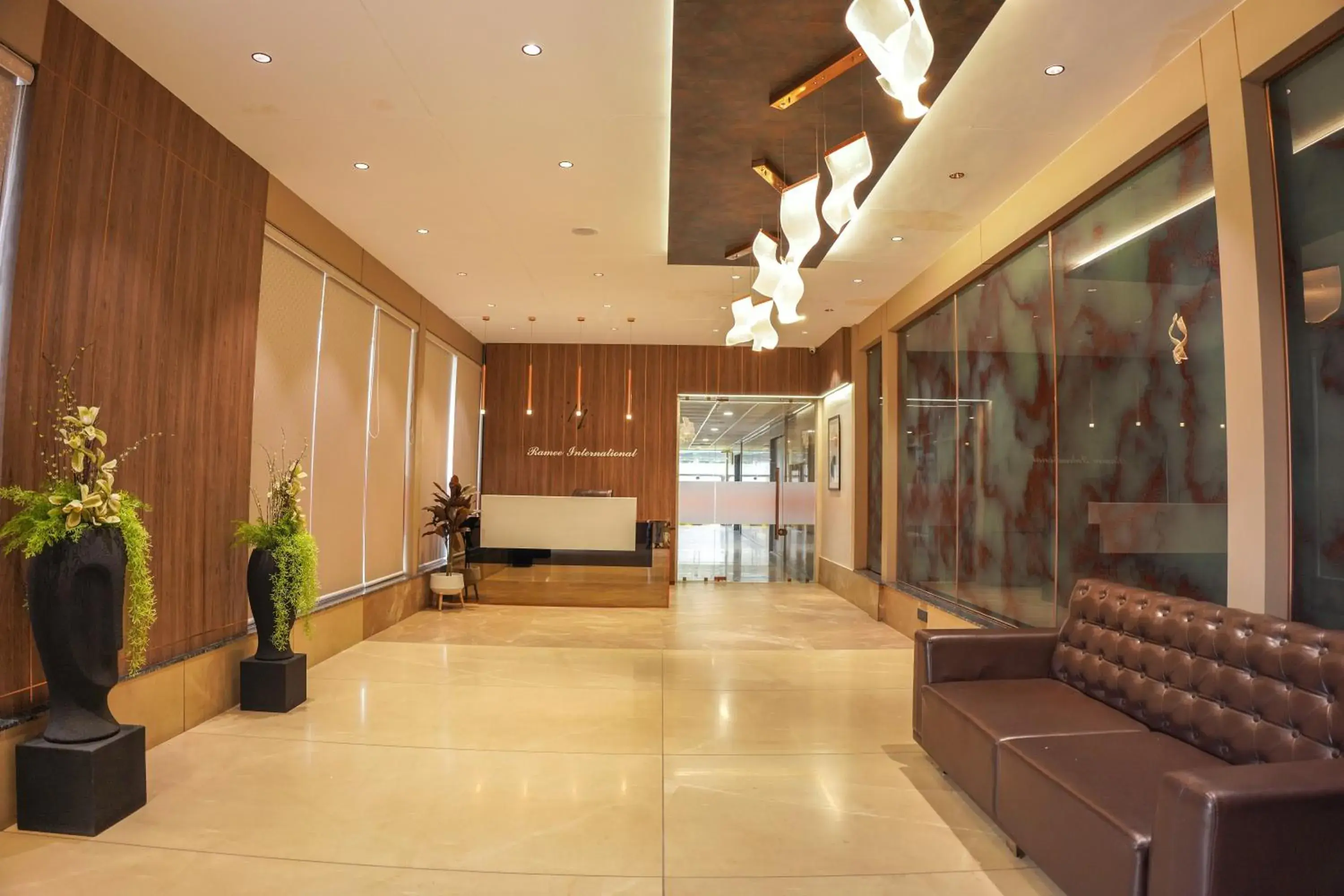 Lobby or reception in Ramee International Surat Lobby or reception in Ramee International Surat