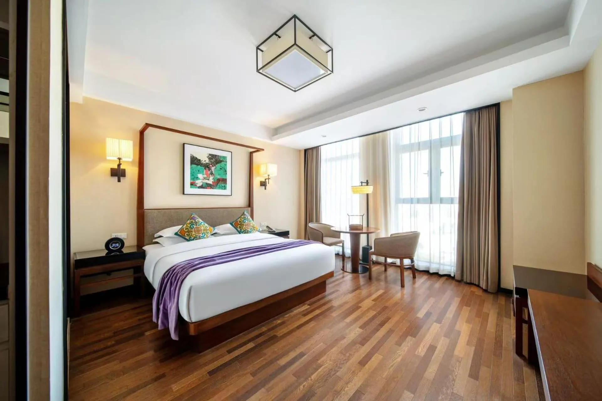 Property building, Bed in SSAW Boutique Hotel Hangzhou Qianjiang New City