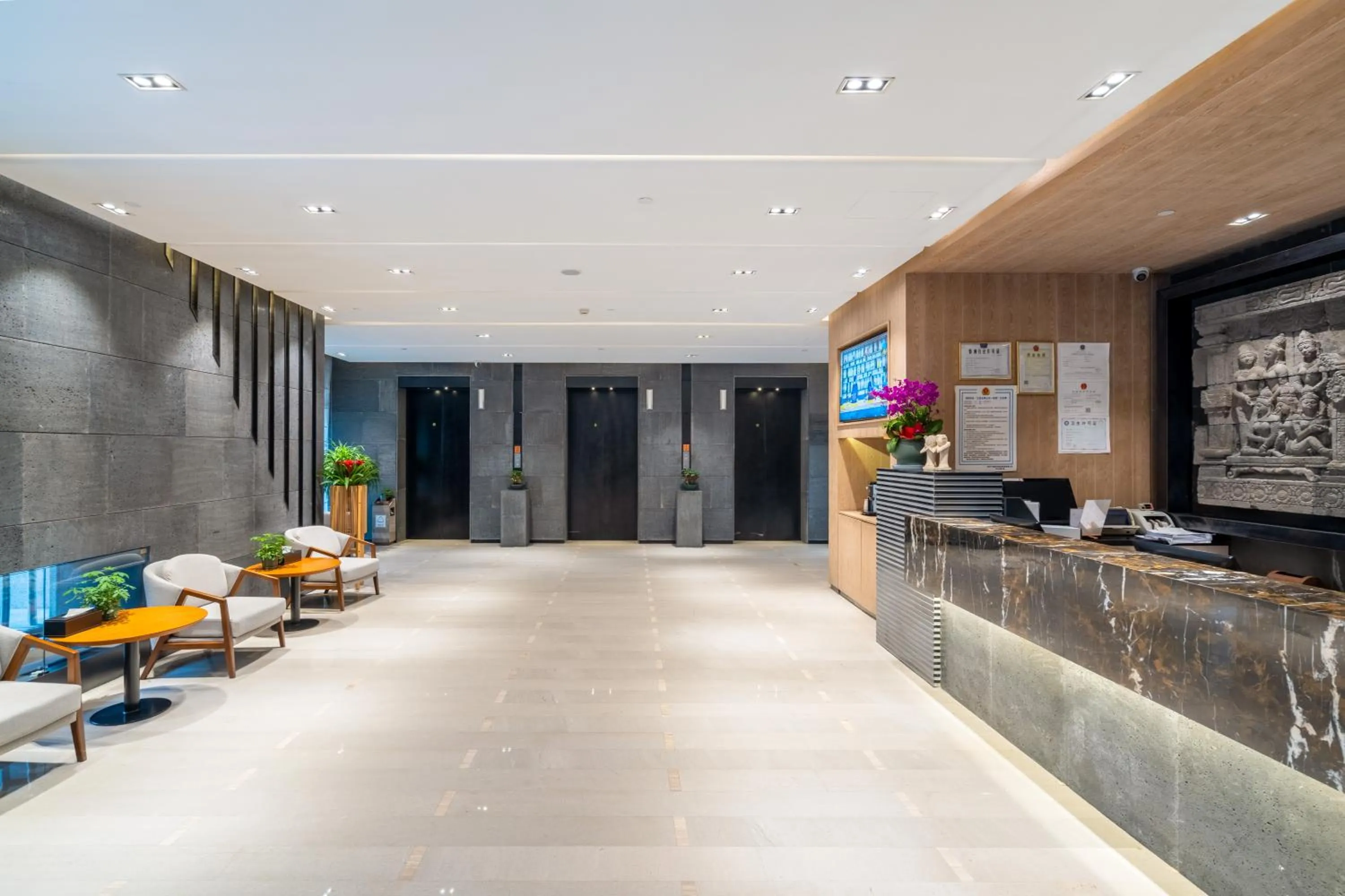 Lobby or reception in SSAW Boutique Hotel Hangzhou Qianjiang New City