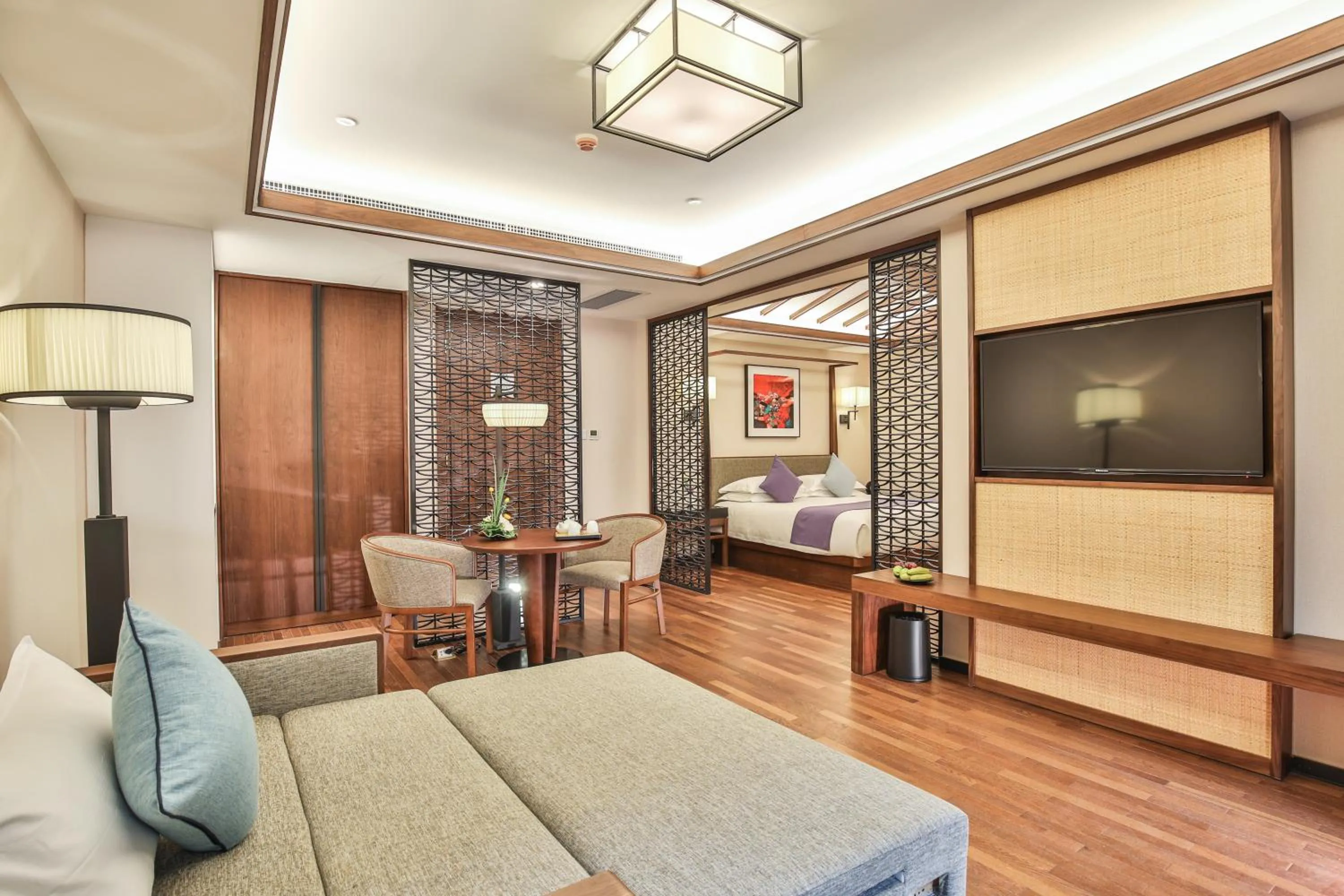 Photo of the whole room in SSAW Boutique Hotel Hangzhou Qianjiang New City