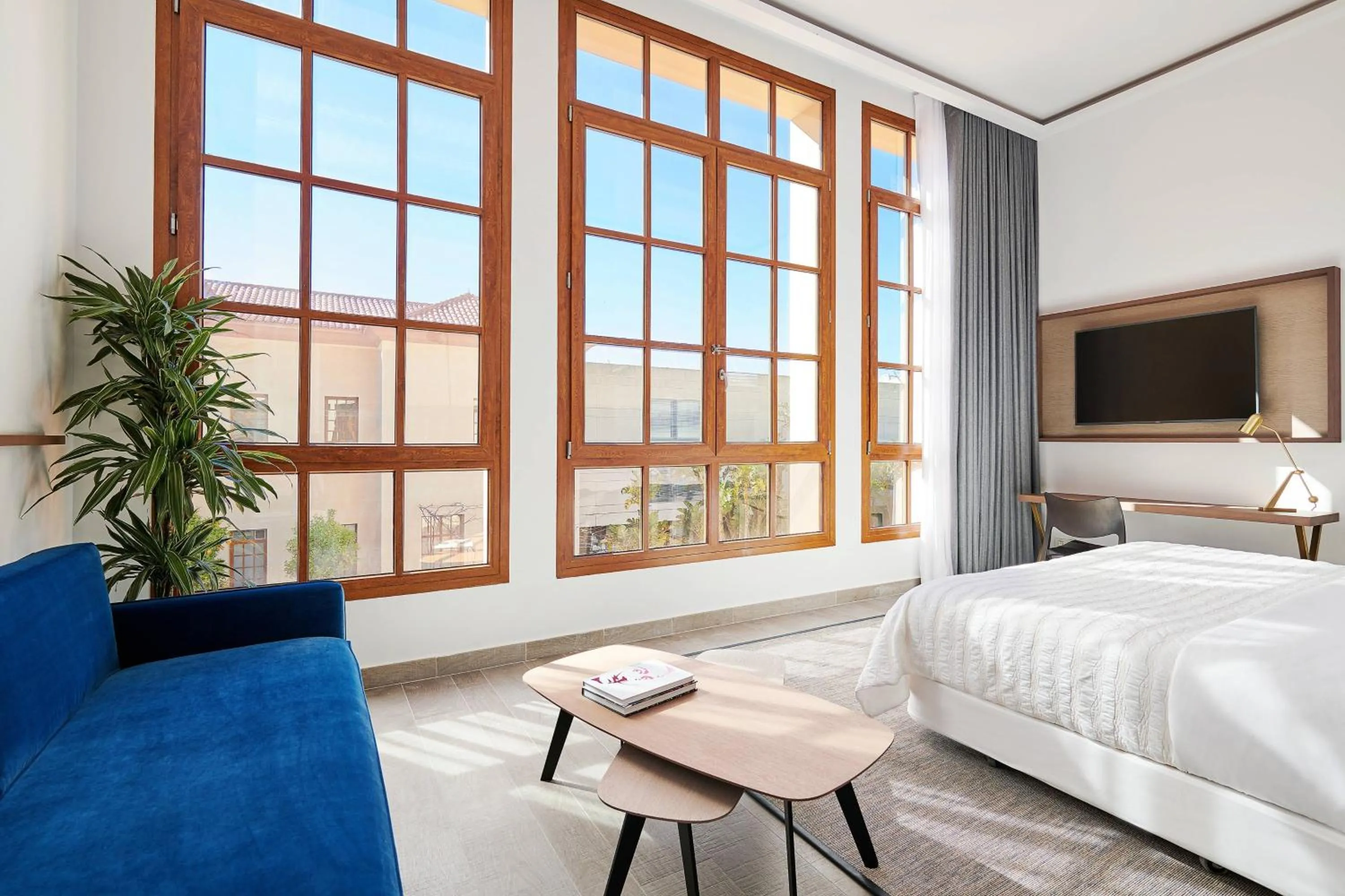 Photo of the whole room, Bed in Le Meridien Ra Beach Hotel and Spa