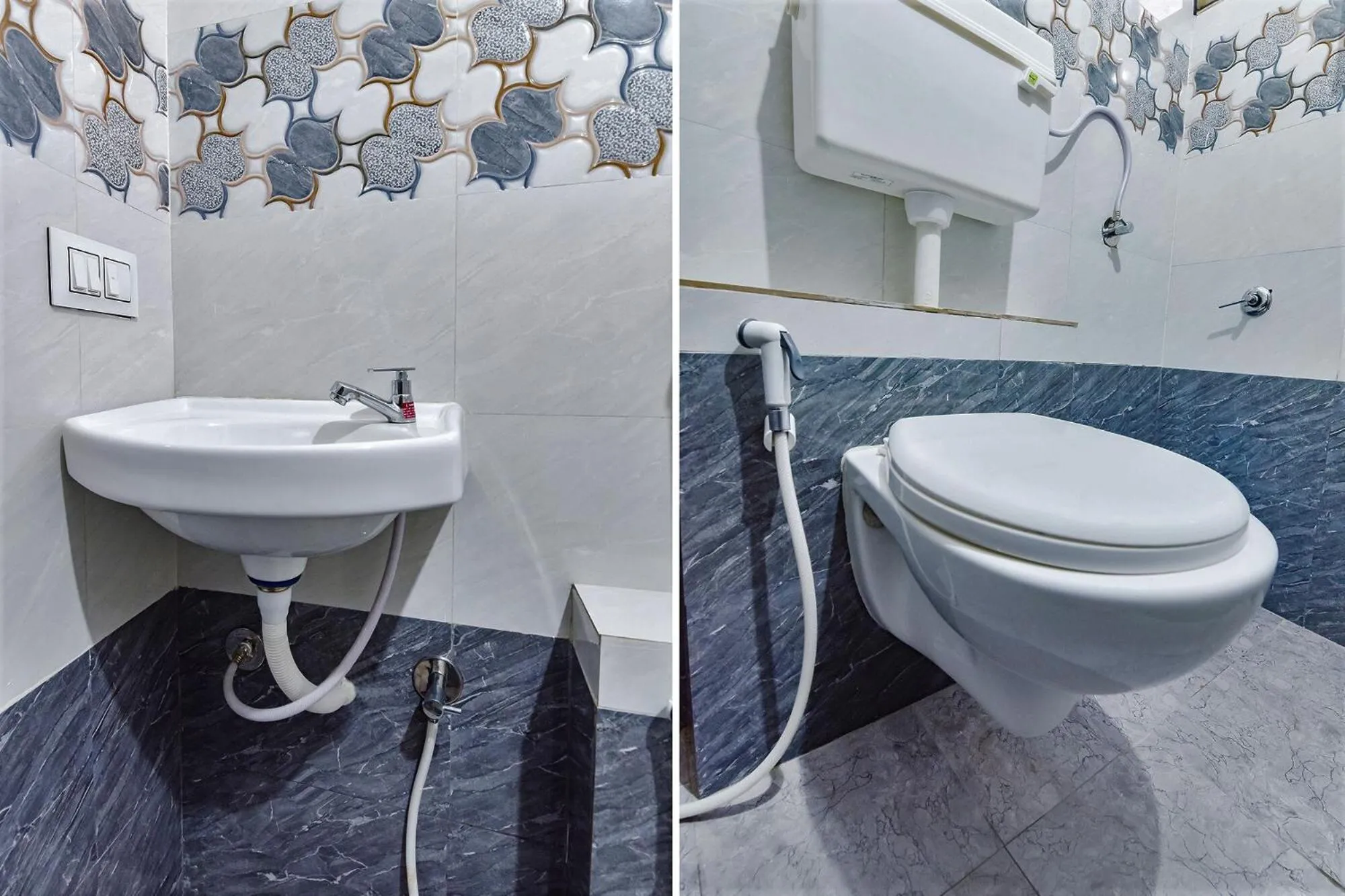 Bathroom in FabHotel Green Park - Nr Geeta Mandir