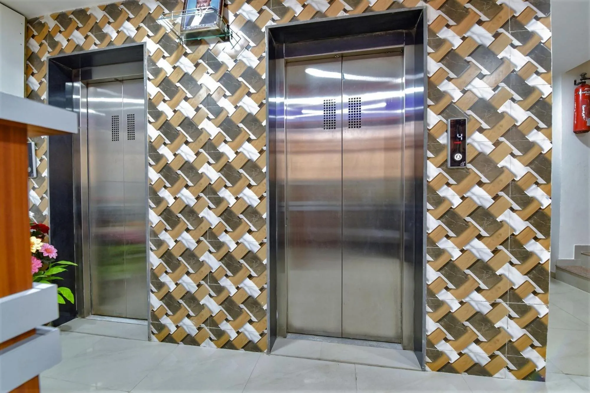 elevator in FabHotel Green Park - Nr Geeta Mandir