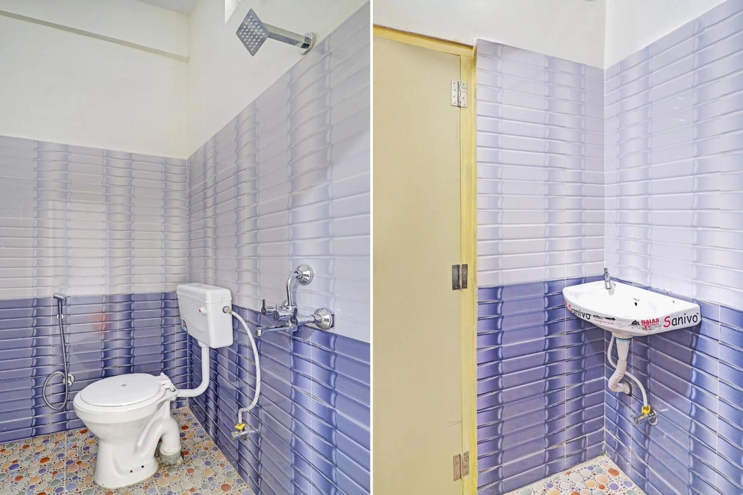 Bathroom in Super Hotel O Langar Houz Near Golconda Fort