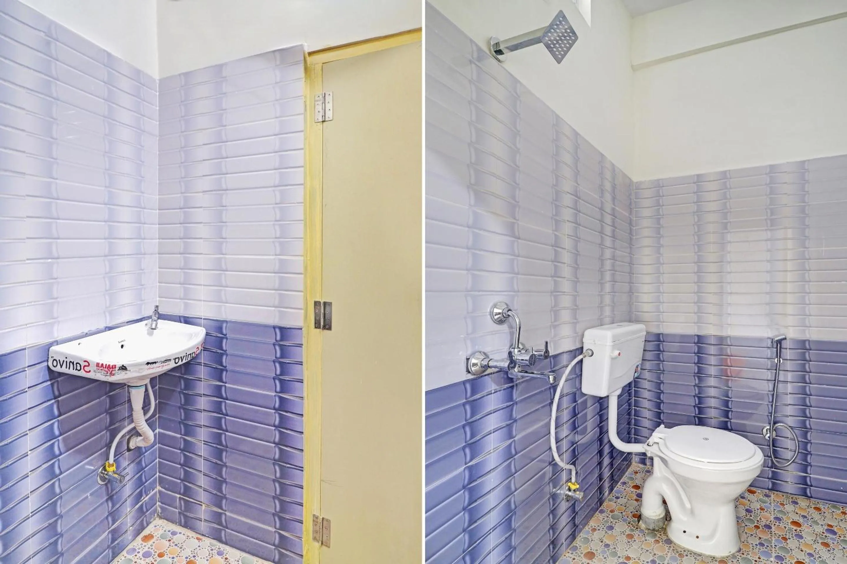 Bathroom in Hotel O Langar Houz Near Golconda Fort