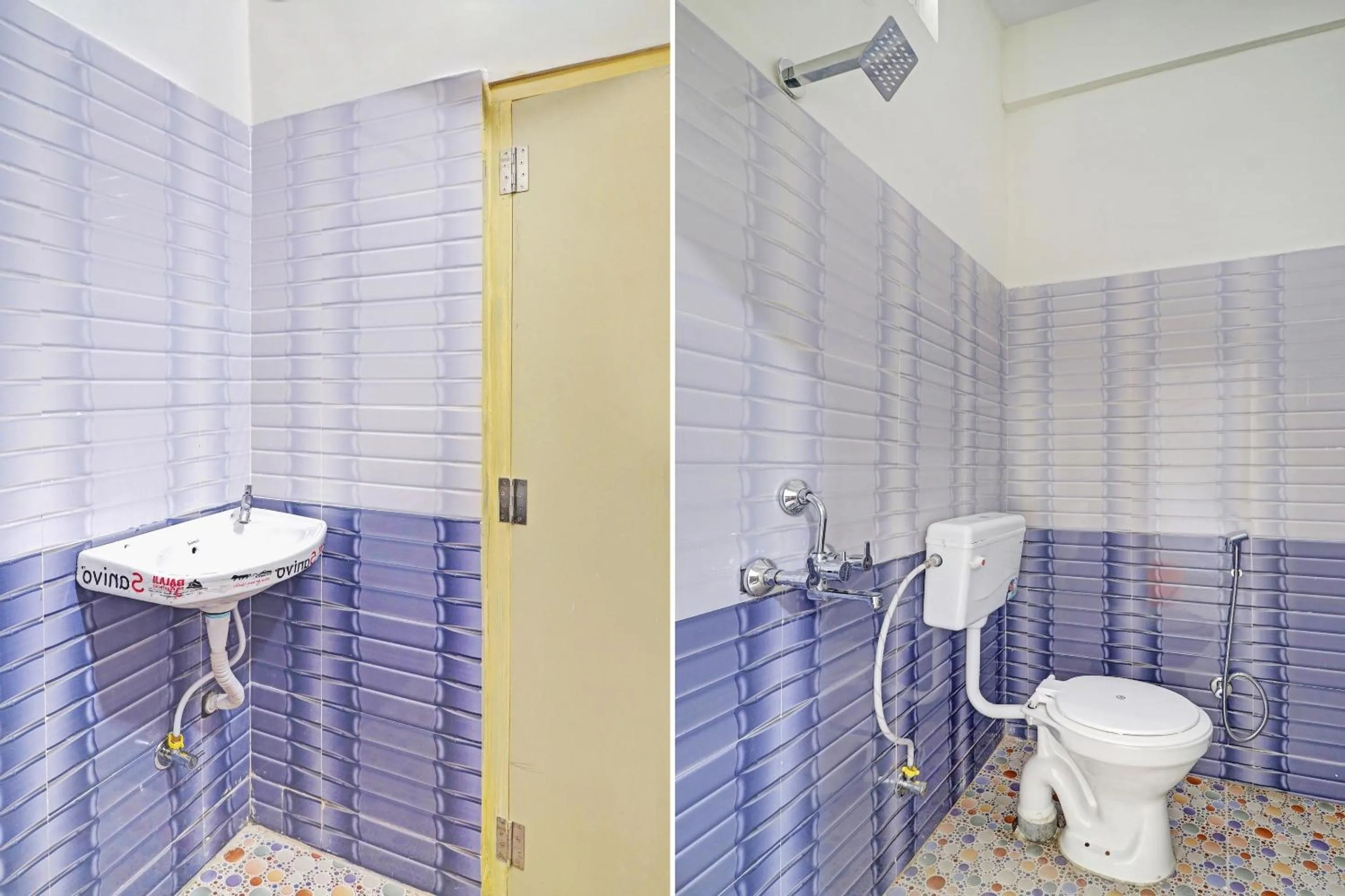 Bathroom in Super Hotel O Langar Houz Near Golconda Fort