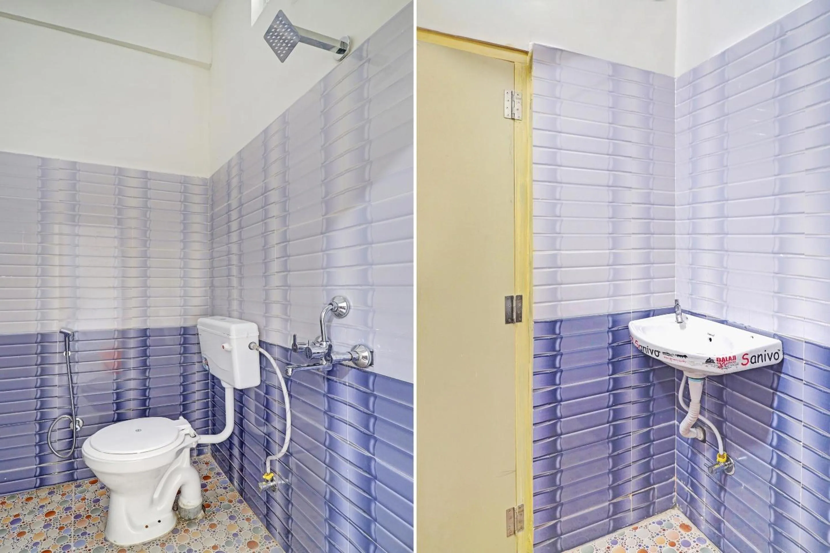 Bathroom in Super Hotel O Langar Houz Near Golconda Fort