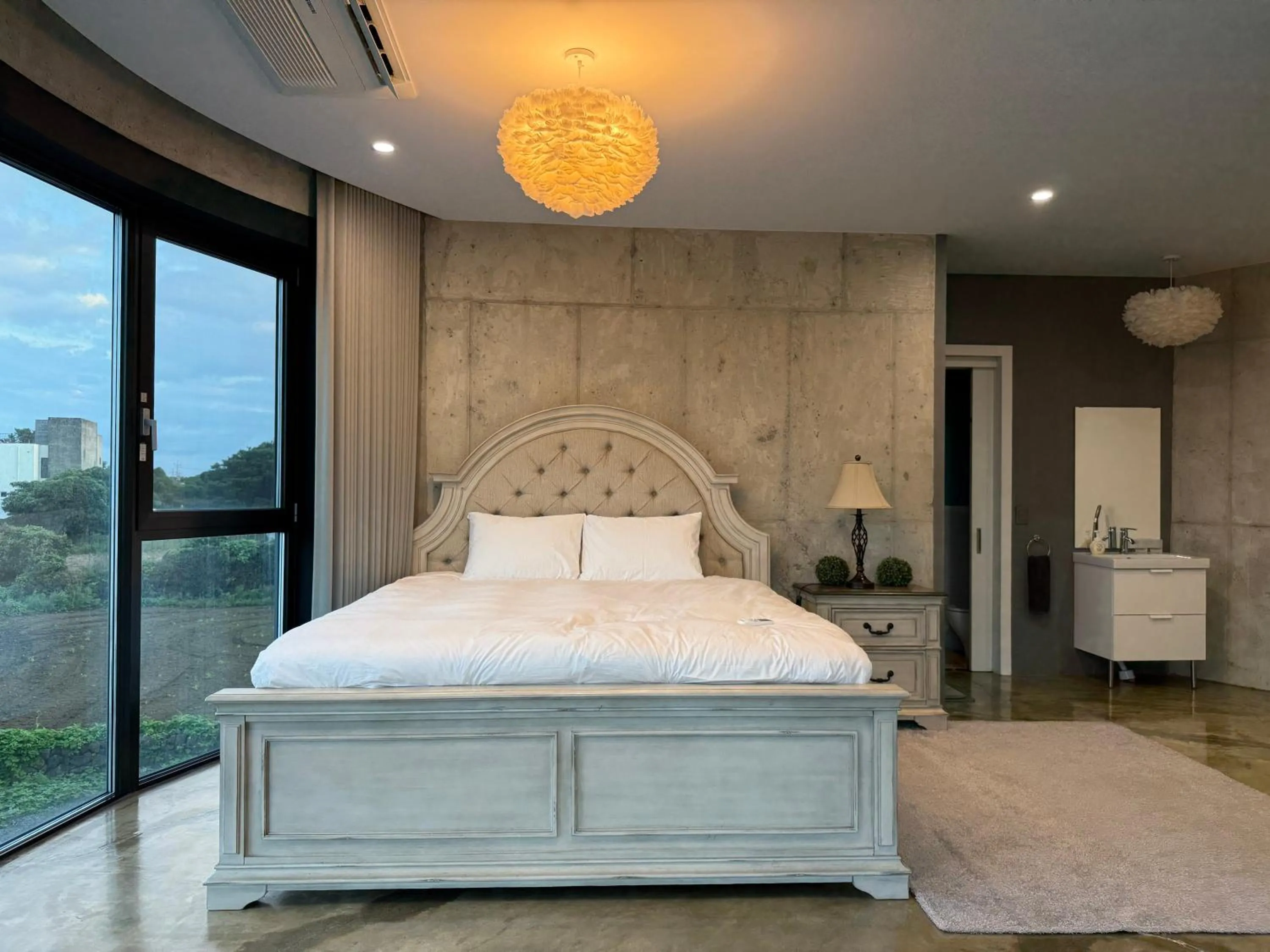 Bed in Luxury Pool Villa, Villecot