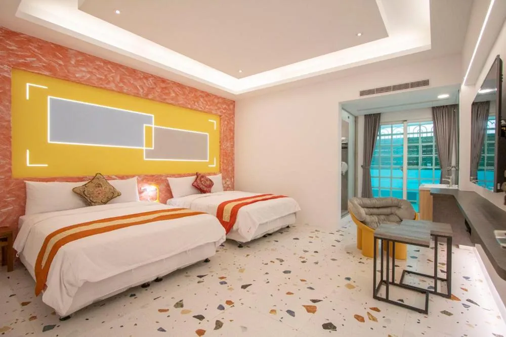 Bed in Kenting Fu-Jing Villa