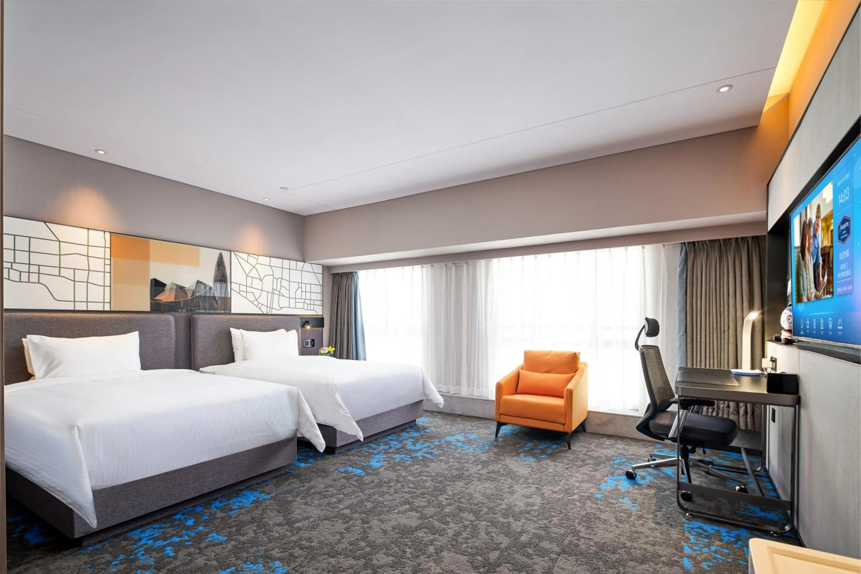 Bed in Hampton by Hilton Shenzhen Dongmen